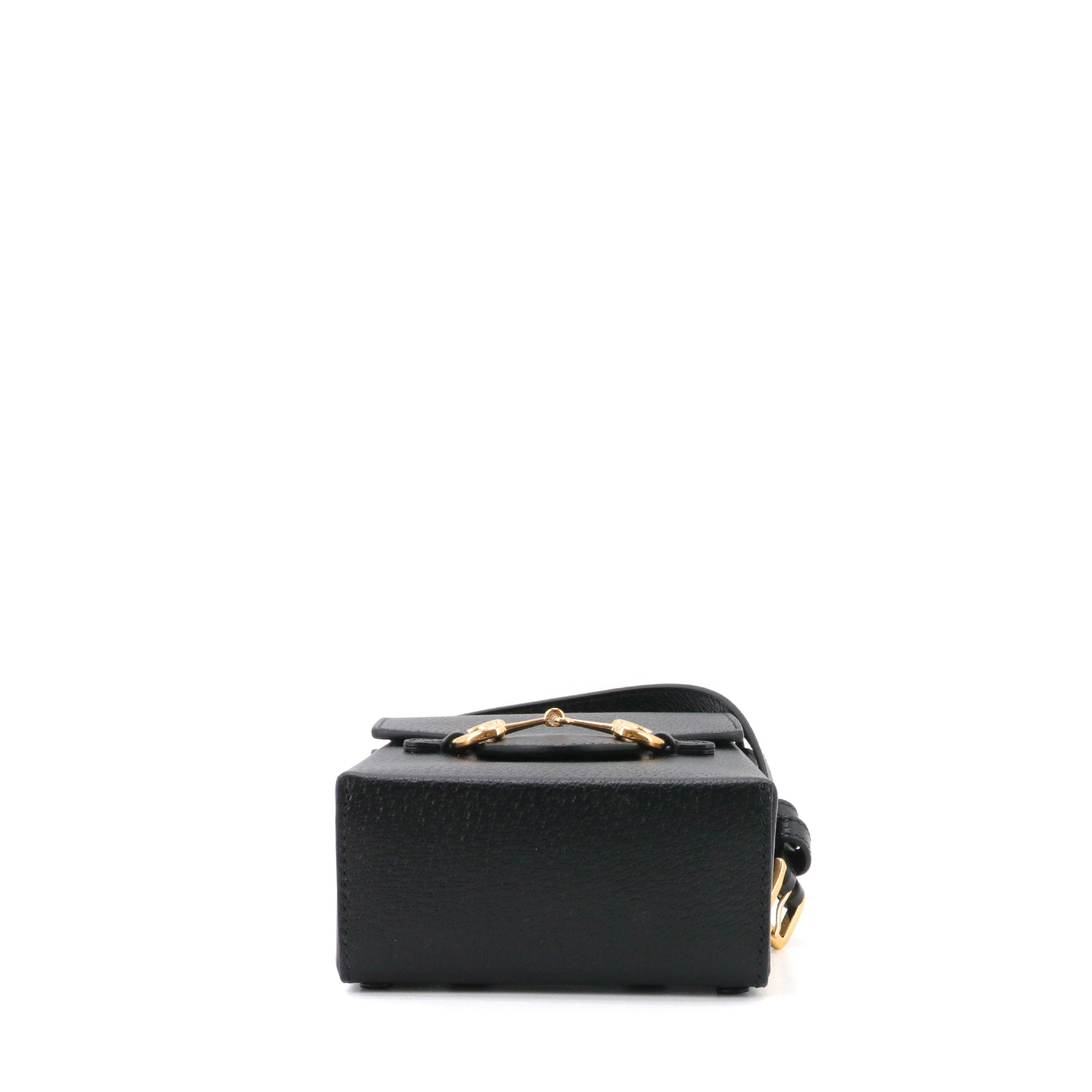 GUCCI - Sac à bandoulière Horsebit 1955 Gucci en cuir grainé noir