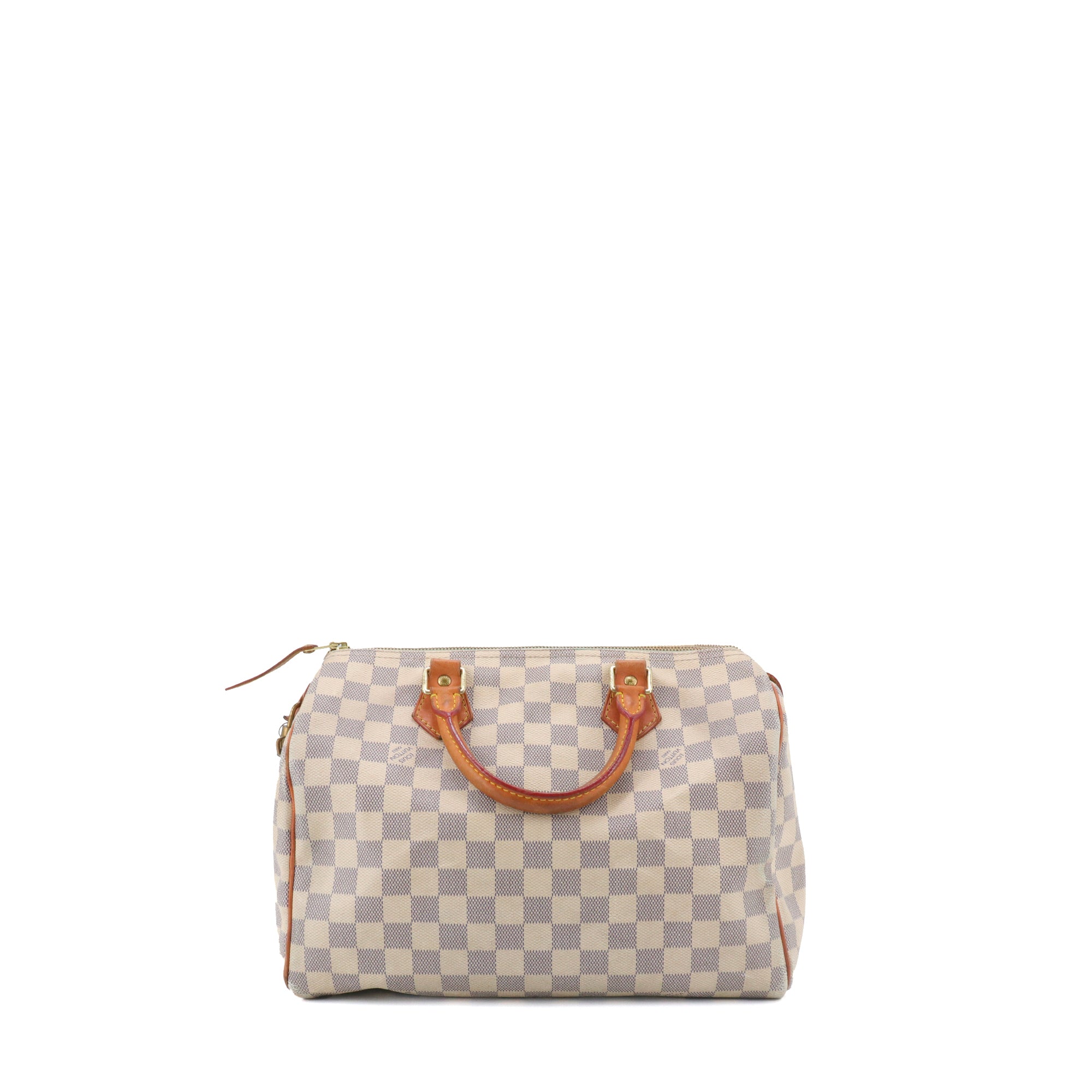 LOUIS VUITTON - Sac à main Speedy 30 Louis Vuitton en toile damier azur