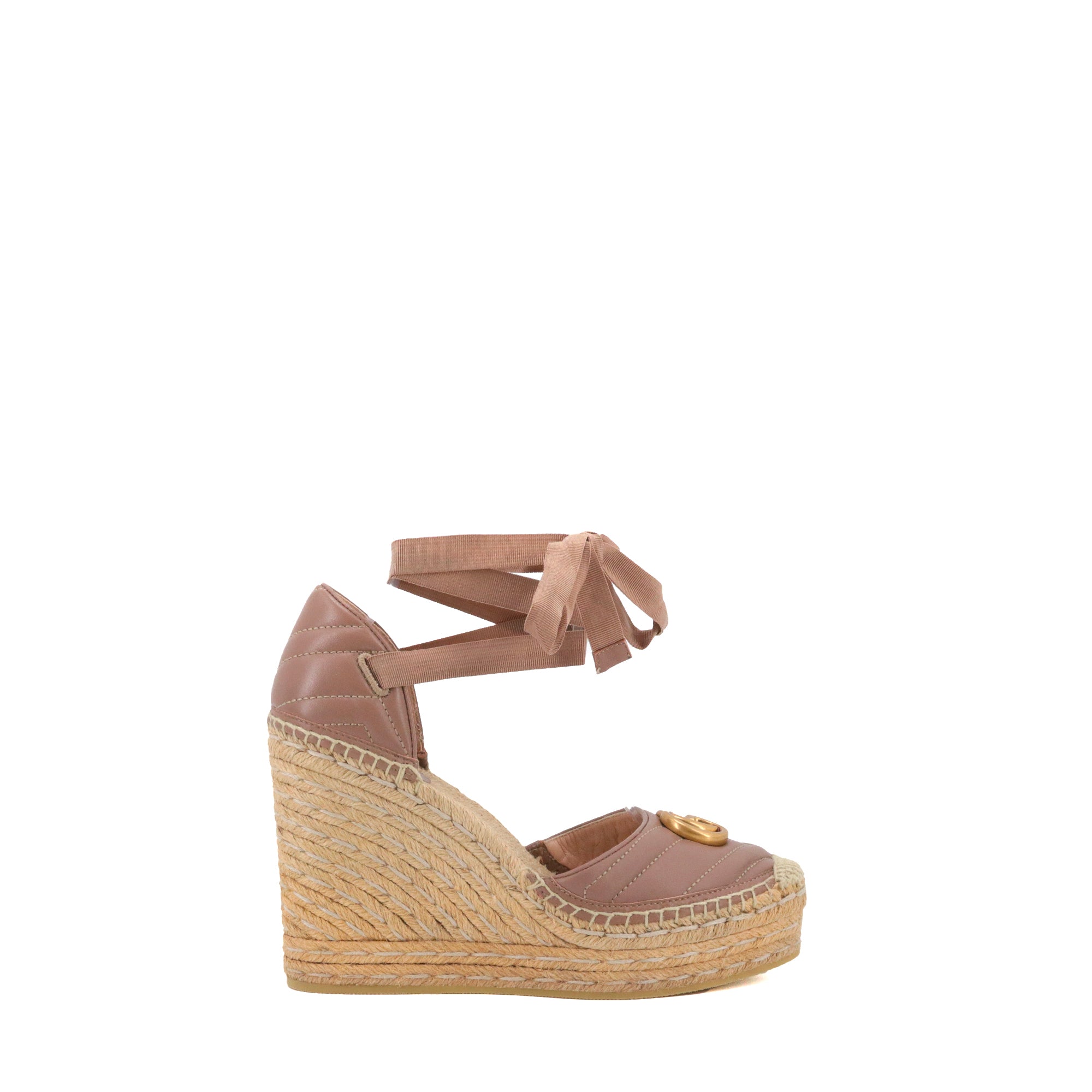 GUCCI - Espadrilles in GG canvas and bees (T36.5)