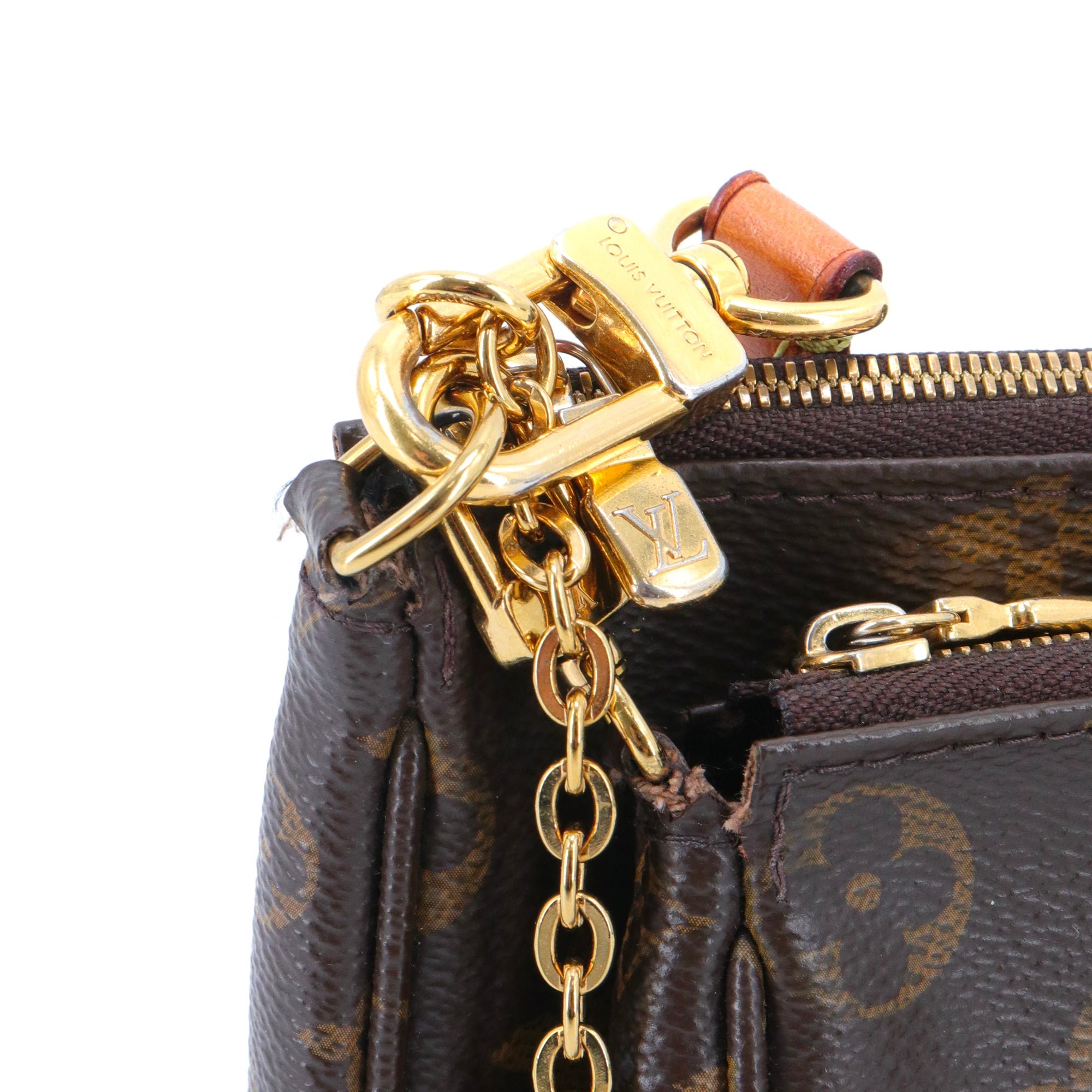 LOUIS VUITTON - Sac à bandoulière Multi Pochette Accessoires Louis Vuitton en toile monogrammée