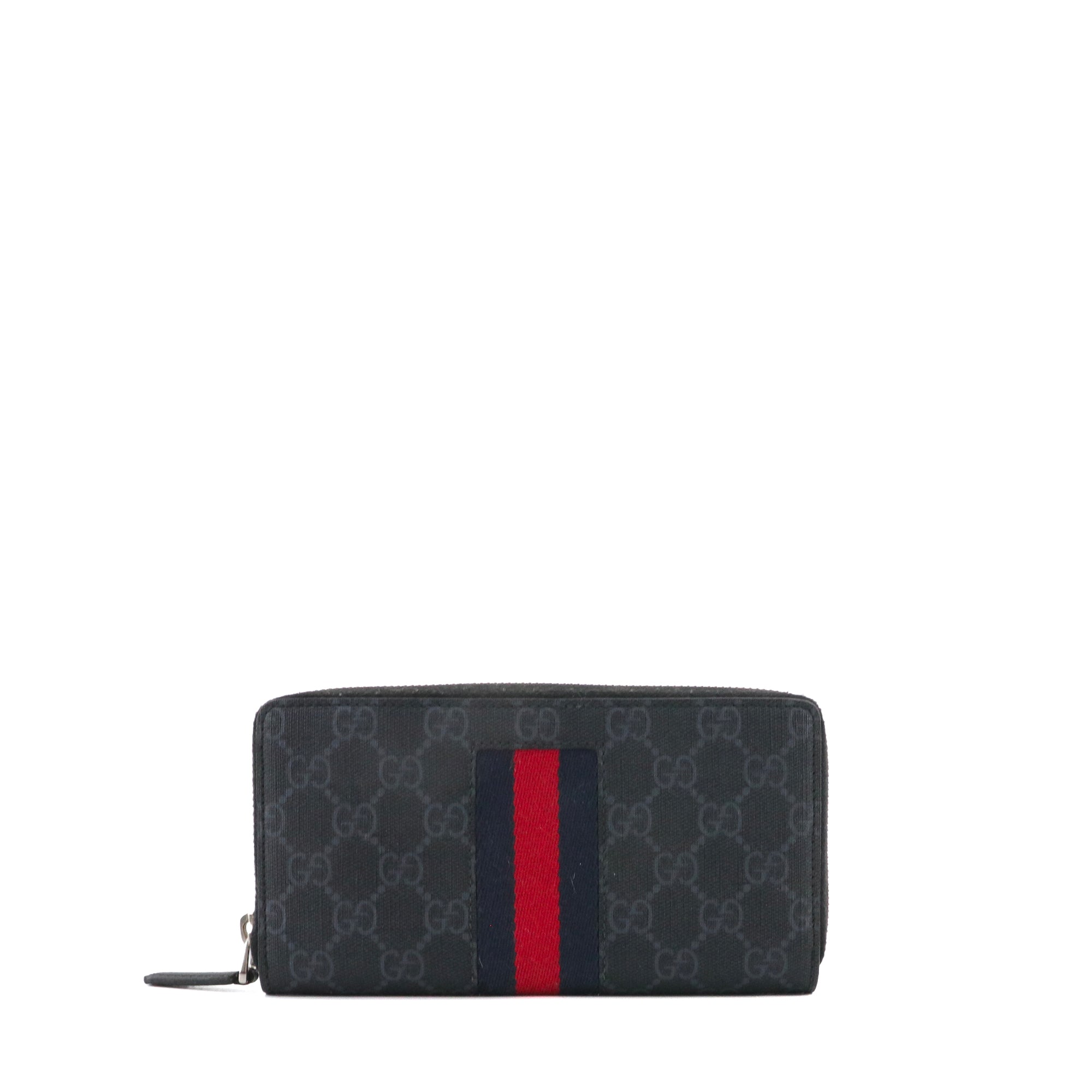 GUCCI - Portefeuille Long GG Supreme Gucci en toile enduite monogrammée