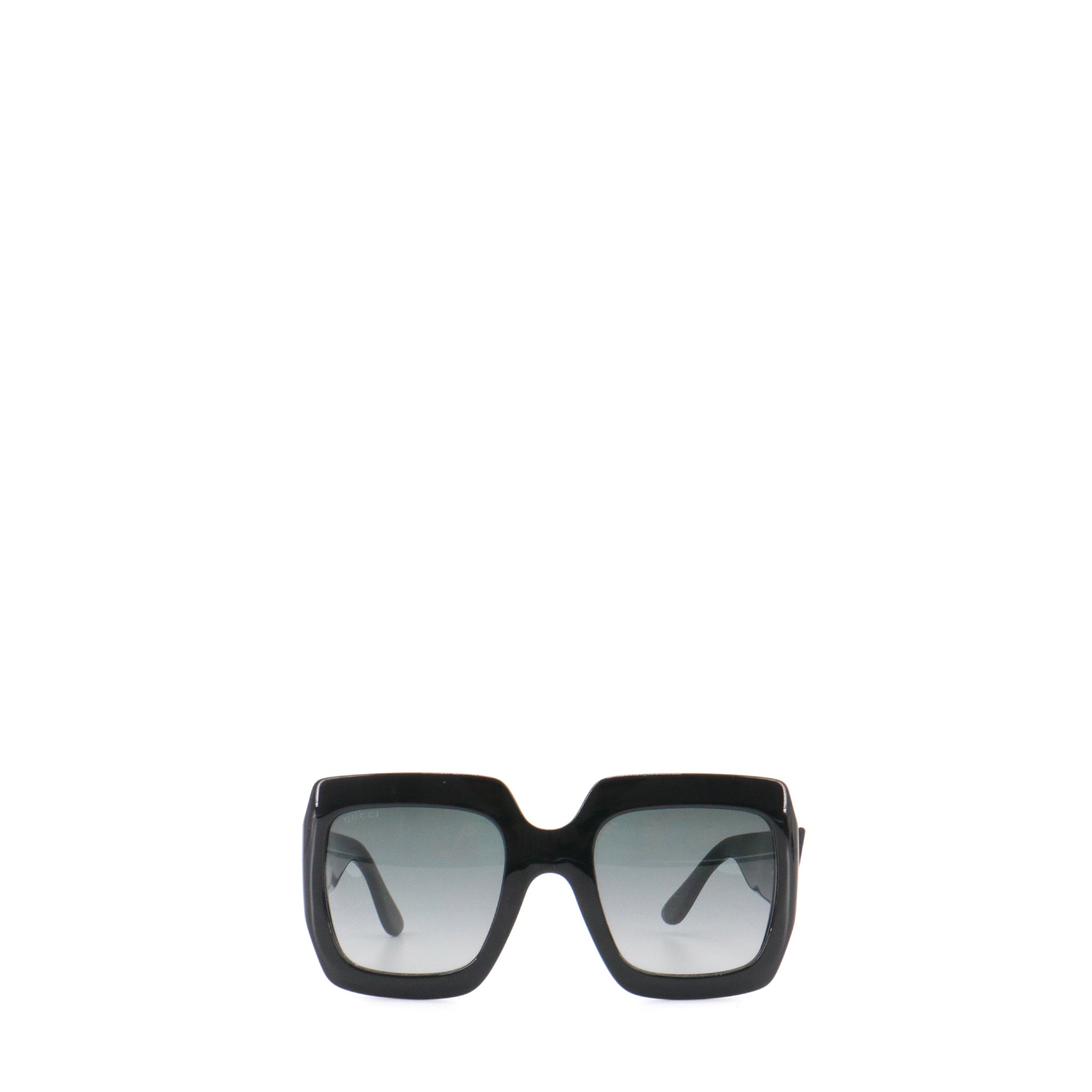 GUCCI - Lunettes de soleil Gucci en plastique noir