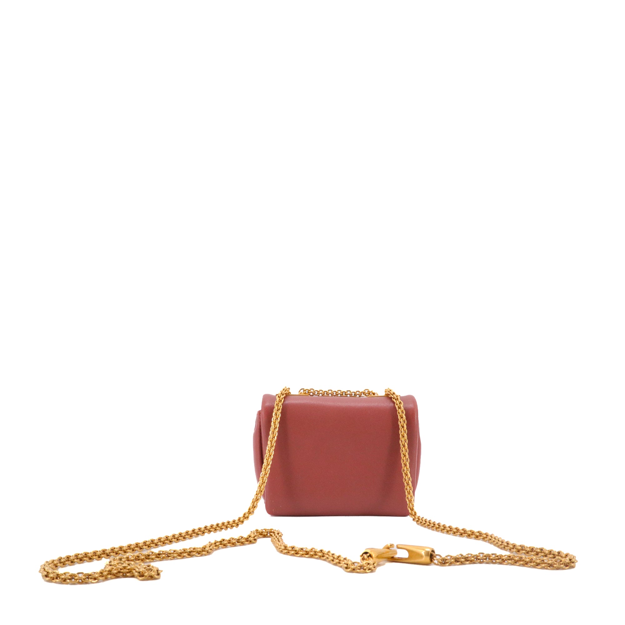 VALENTINO - Sac à bandoulière One Stud Micro Valentino en cuir brun rosé