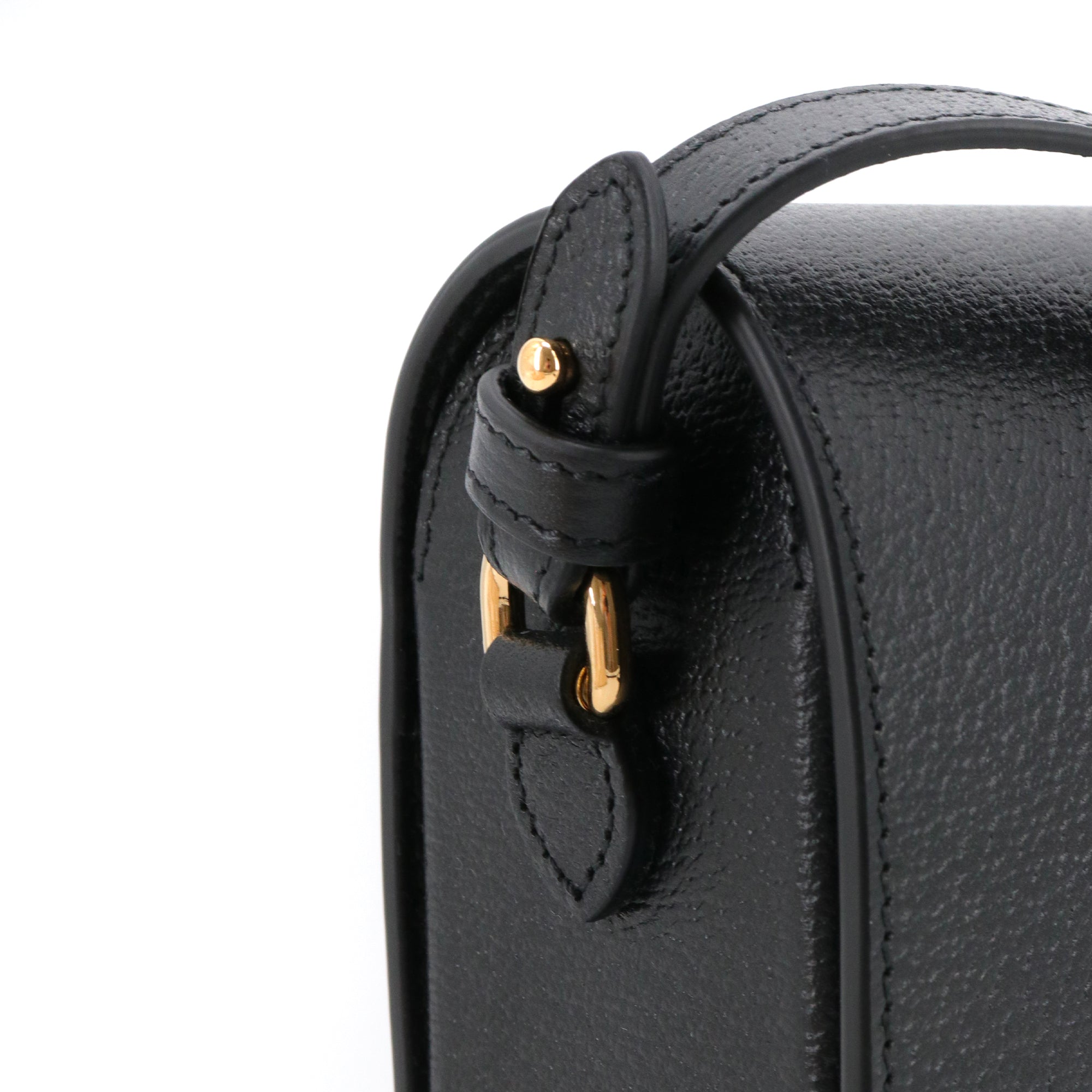 GUCCI - Sac à bandoulière Horsebit 1955 Gucci en cuir grainé noir
