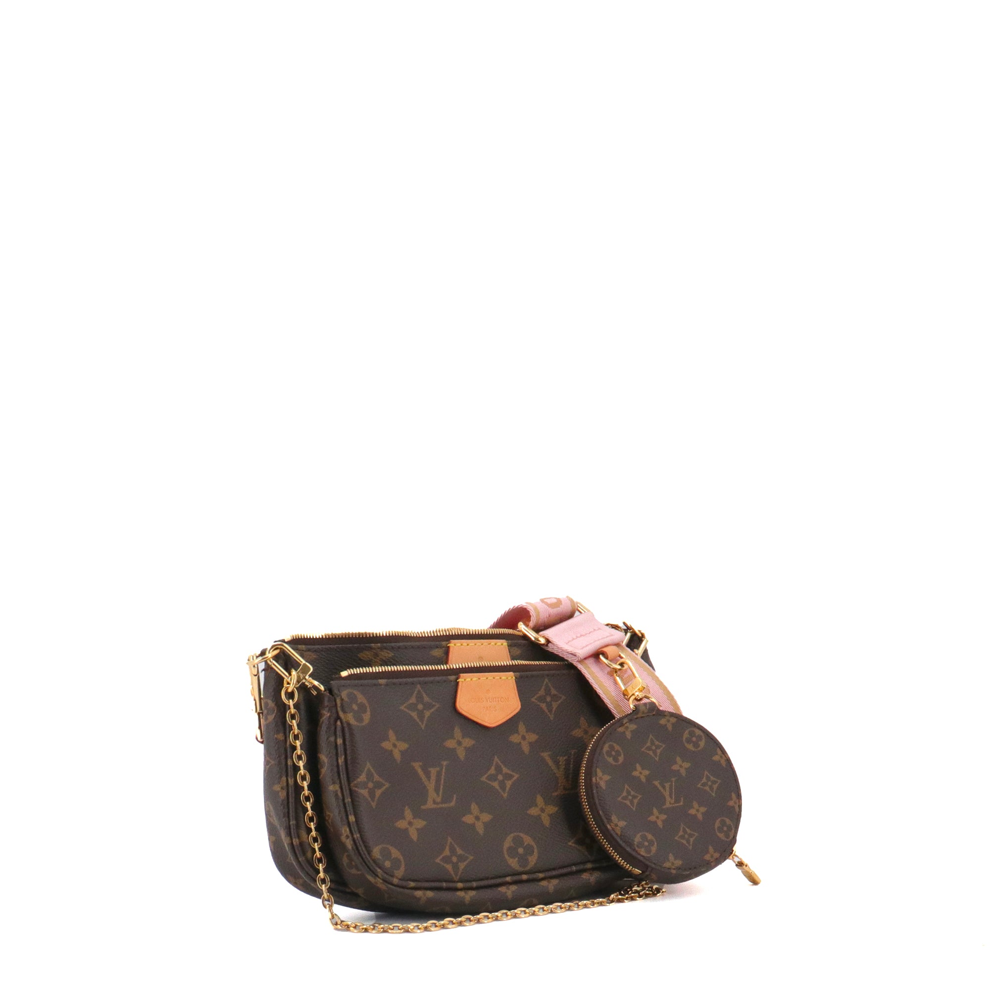 LOUIS VUITTON - Sac à bandoulière Multi Pochette Accessoires Louis Vuitton en toile monogrammée