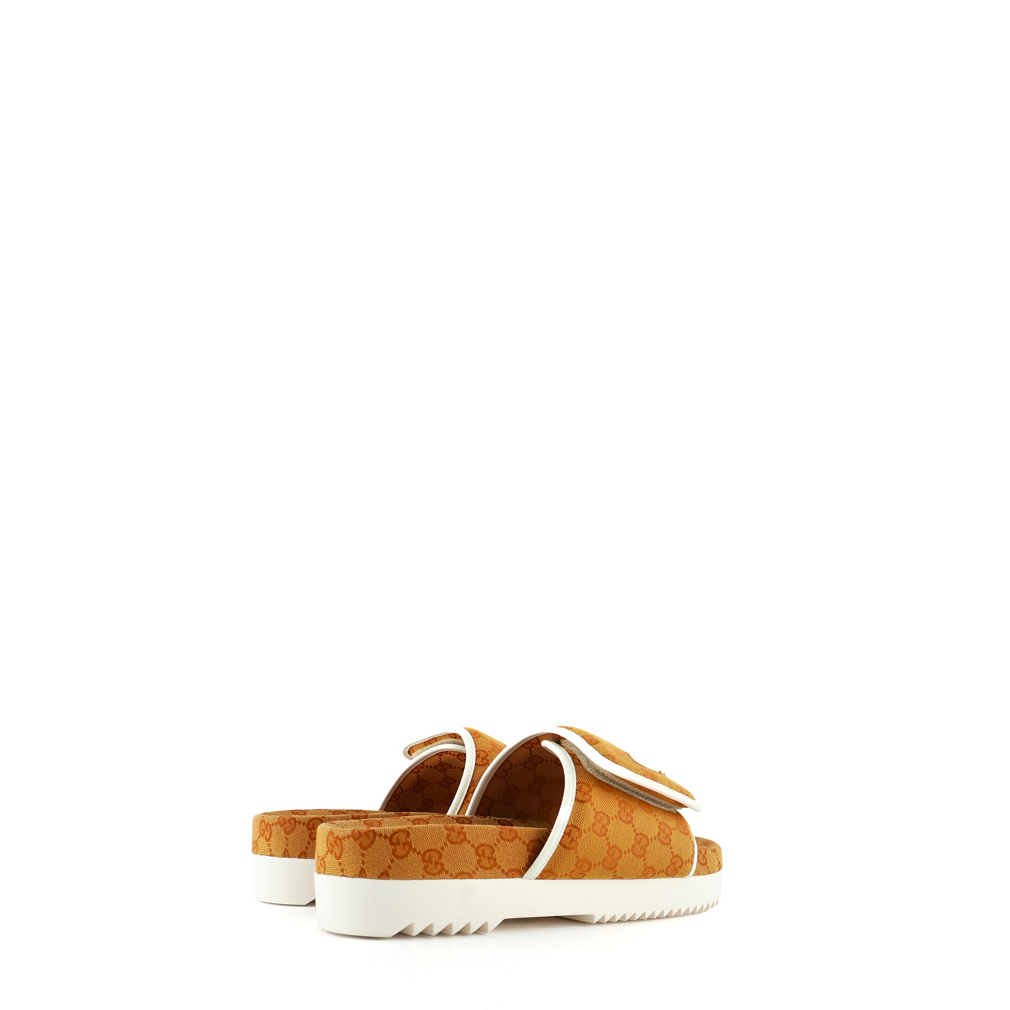 GUCCI - Sandales monogrammées Gucci x Adidas (T45)