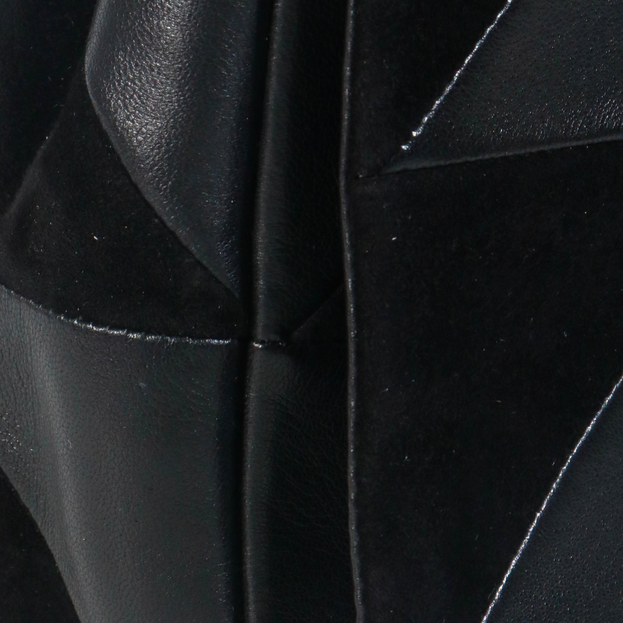 SAINT LAURENT - Sac à bandoulière Jamie medium Saint Laurent bi-matière cuir daim noir