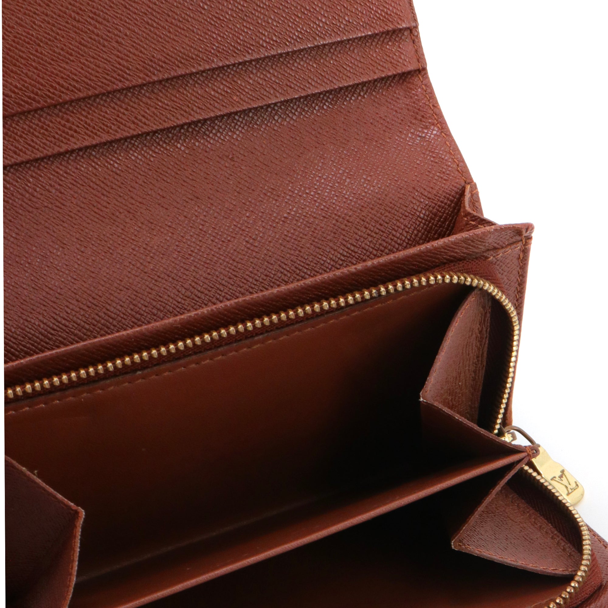 LOUIS VUITTON - Portefeuille Trésor Louis Vuitton en toile monogrammée