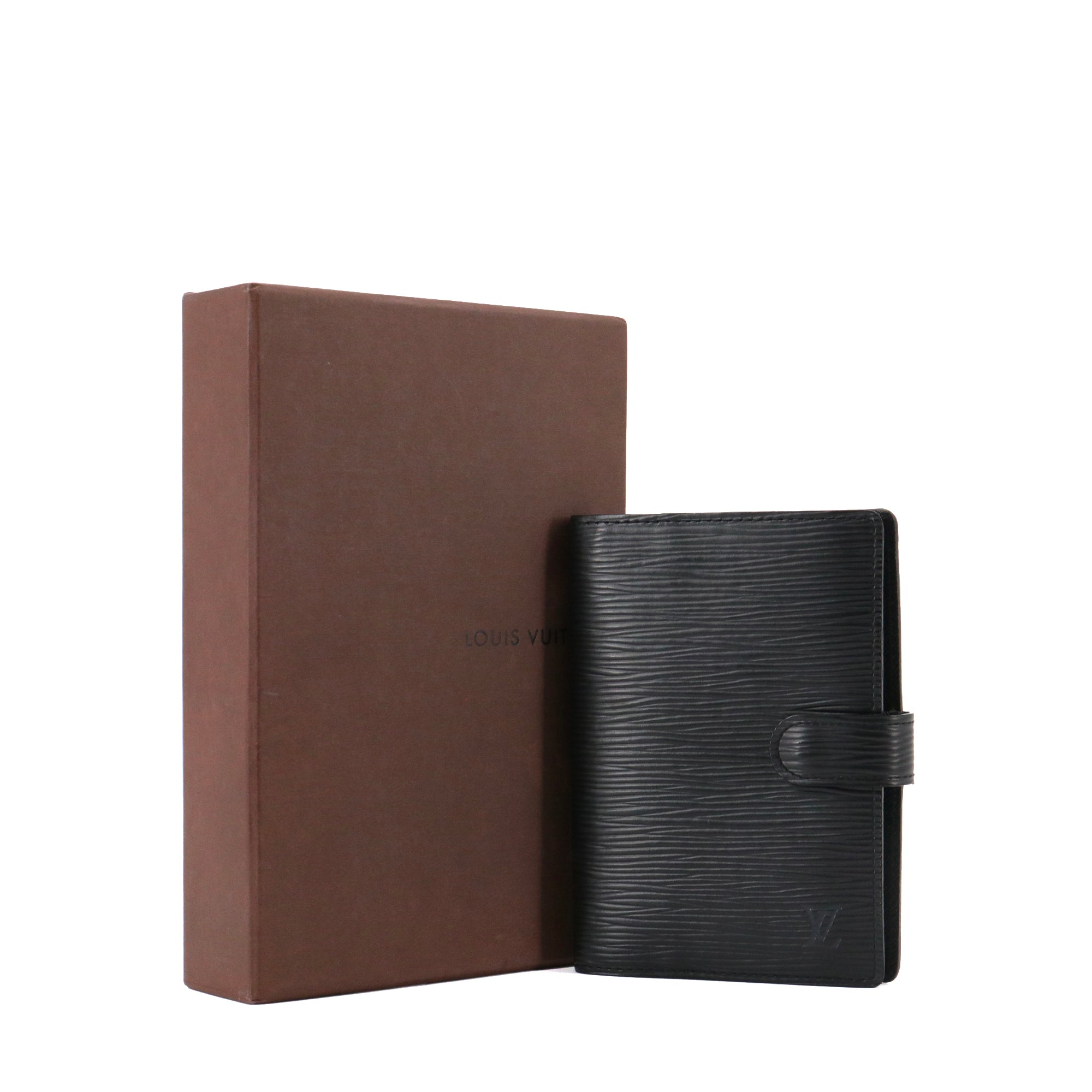LOUIS VUITTON - Louis Vuitton PM diary cover in black epi leather