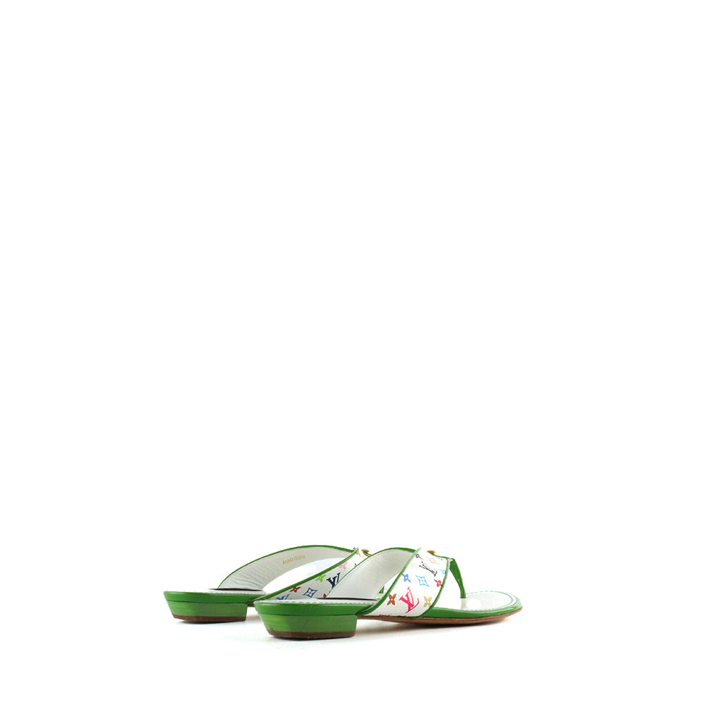 LOUIS VUITTON - Sandales plates LV x Murakami (T35)
