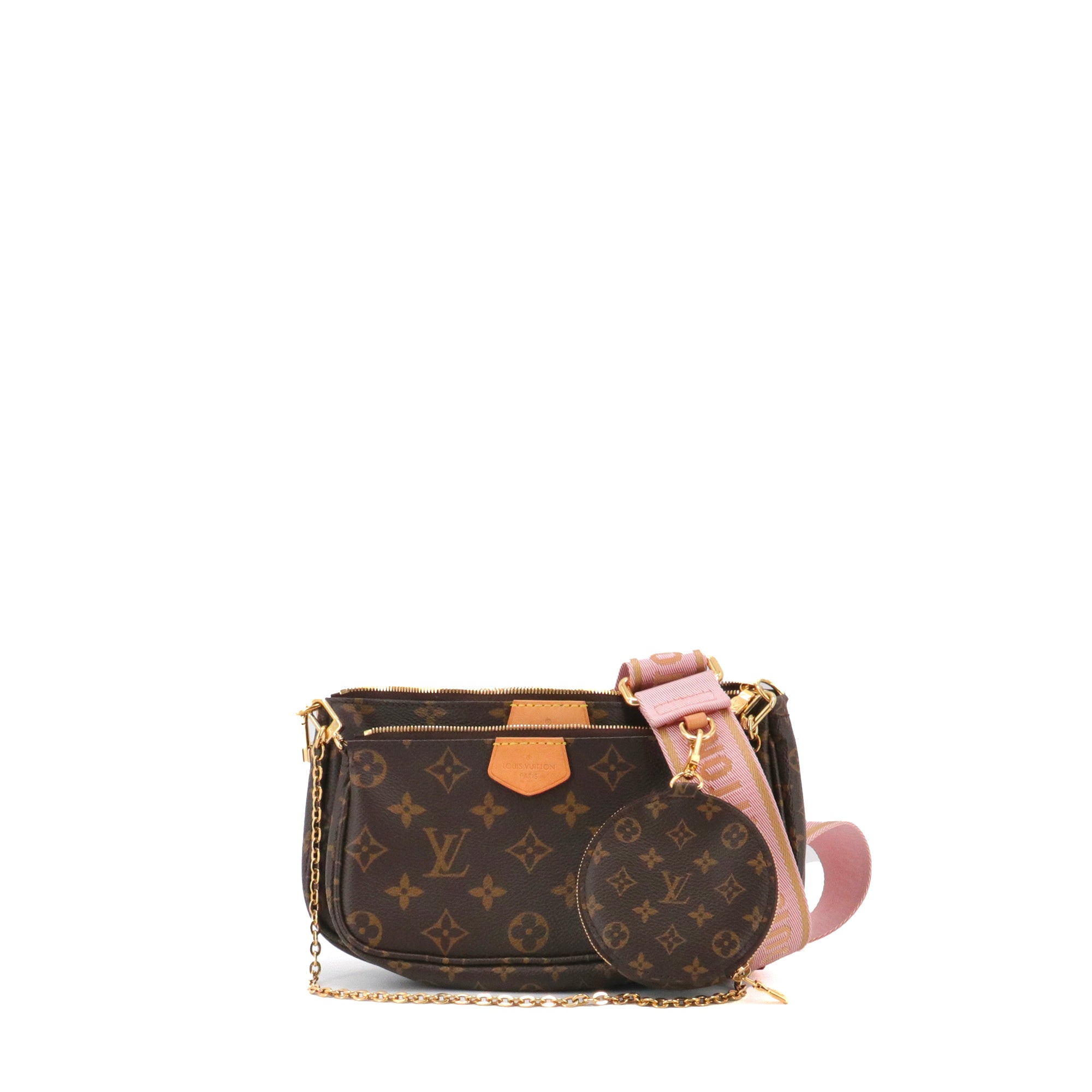 LOUIS VUITTON - Sac à bandoulière Multi Pochette Accessoires Louis Vuitton en toile monogrammée