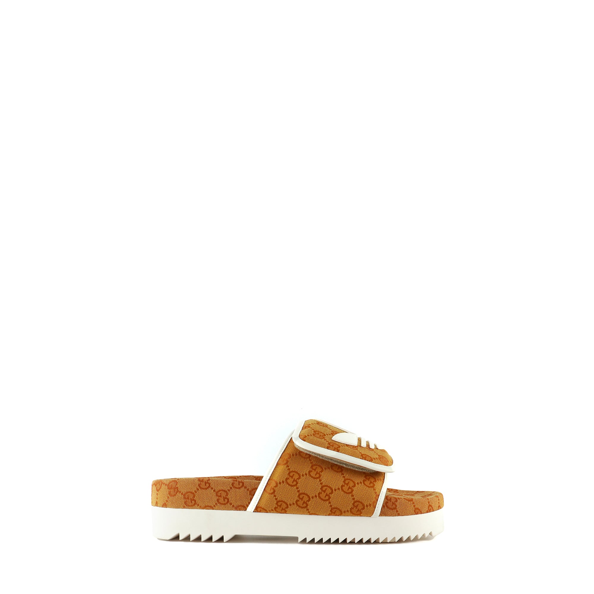 GUCCI - Sandales monogrammées Gucci x Adidas (T45)