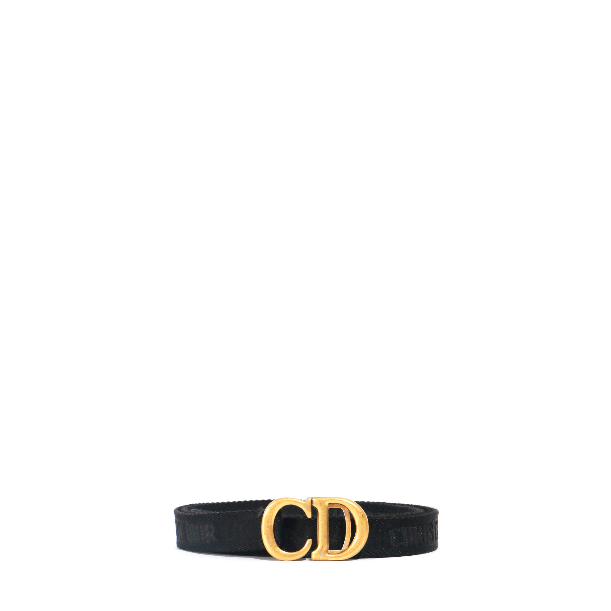 DIOR - Ceinture Saddle Dior en toile (T85)