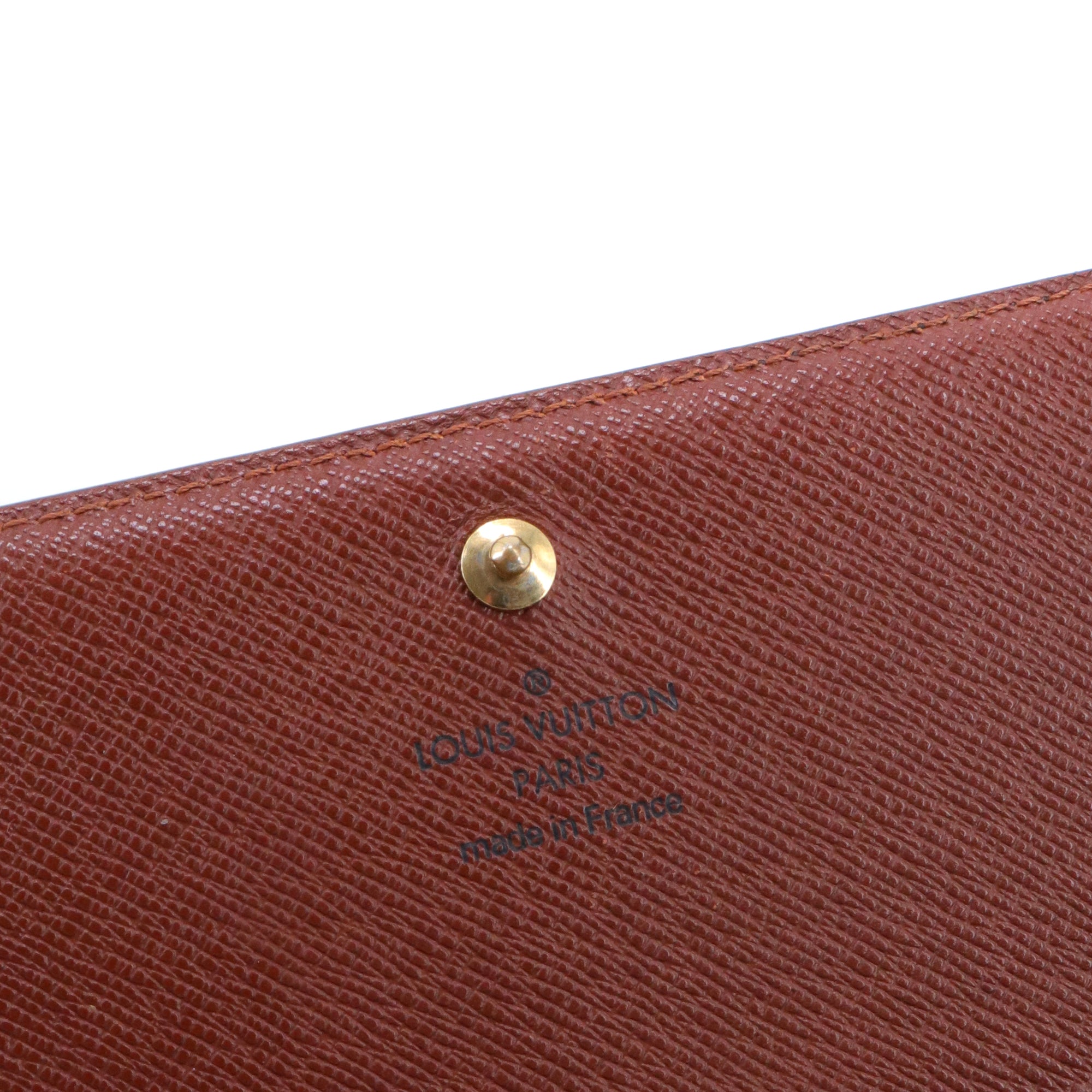 LOUIS VUITTON - Portefeuille Trésor Louis Vuitton en toile monogrammée