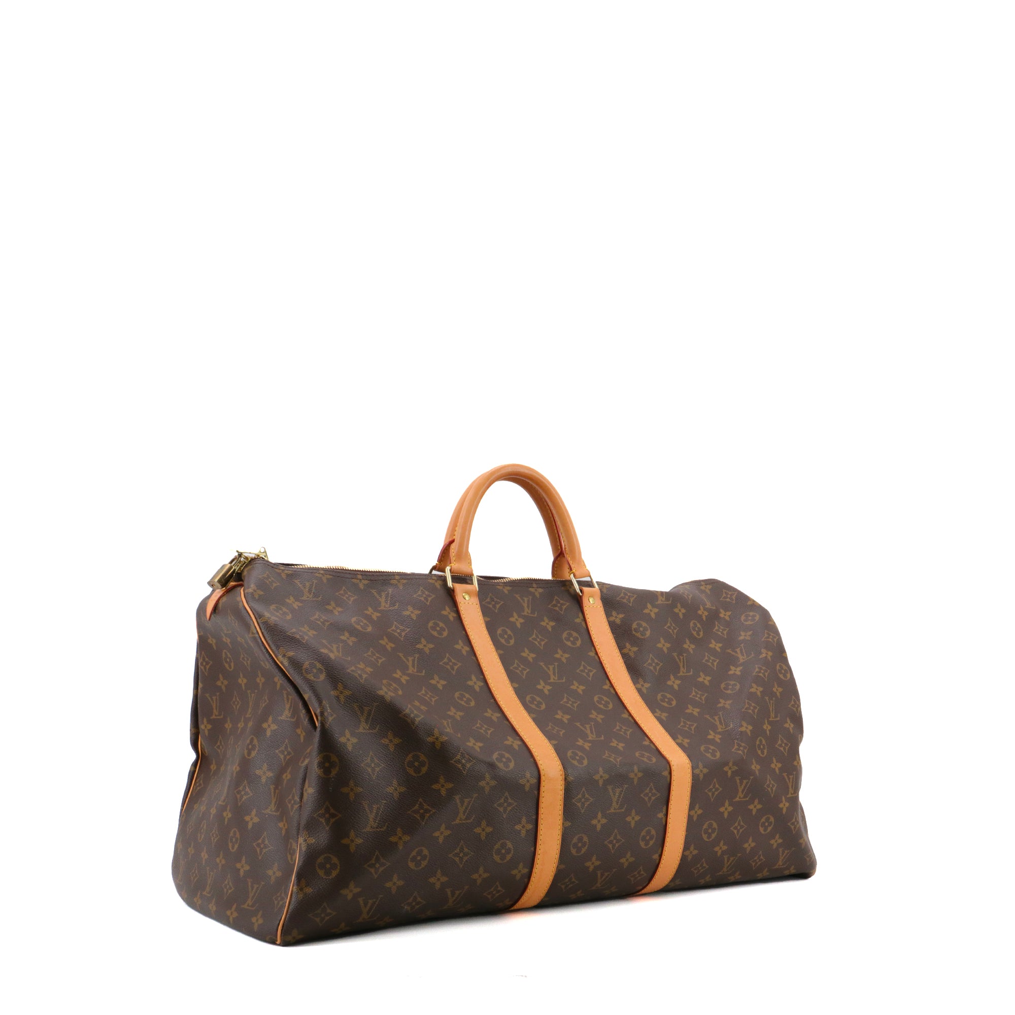 LOUIS VUITTON - Louis Vuitton Keepall 60 travel bag in vintage monogrammed canvas