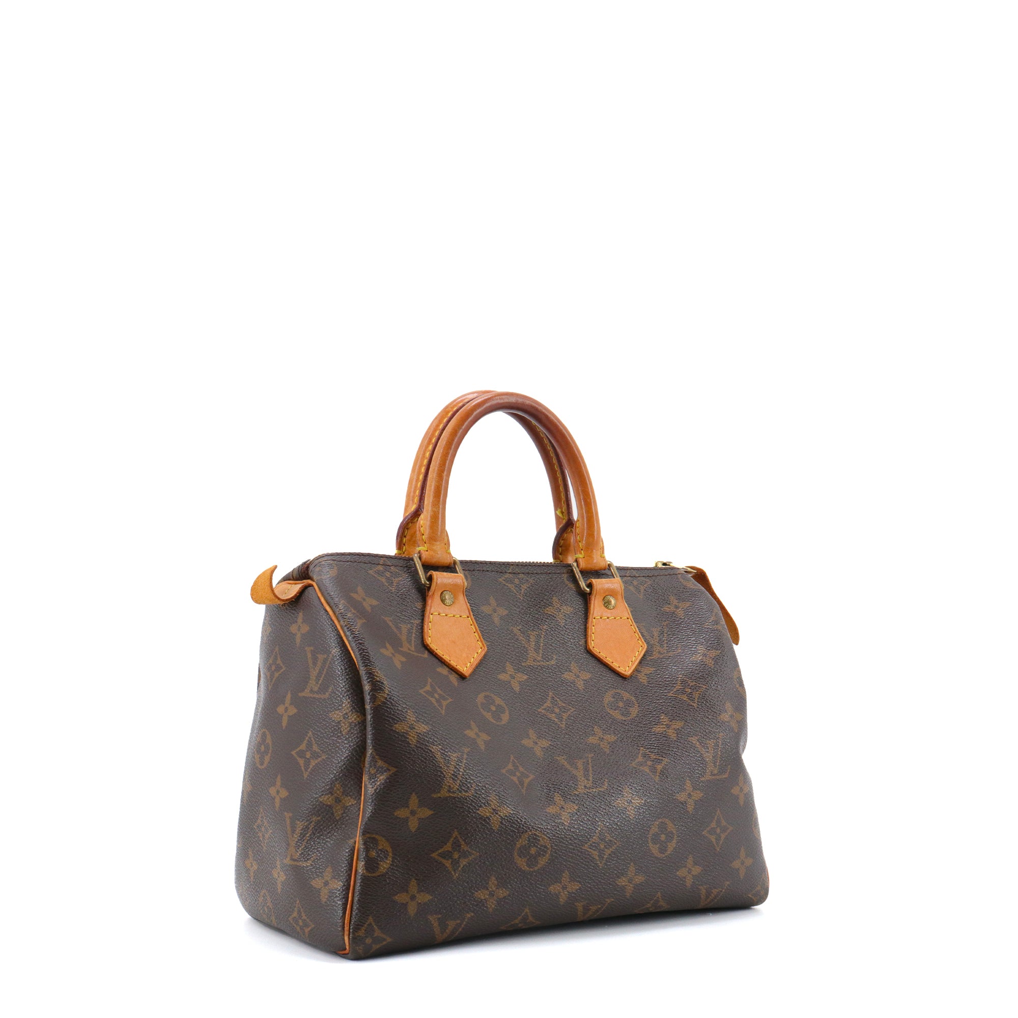 LOUIS VUITTON - Sac à main Speedy 25 Louis Vuitton en toile monogrammée vintage