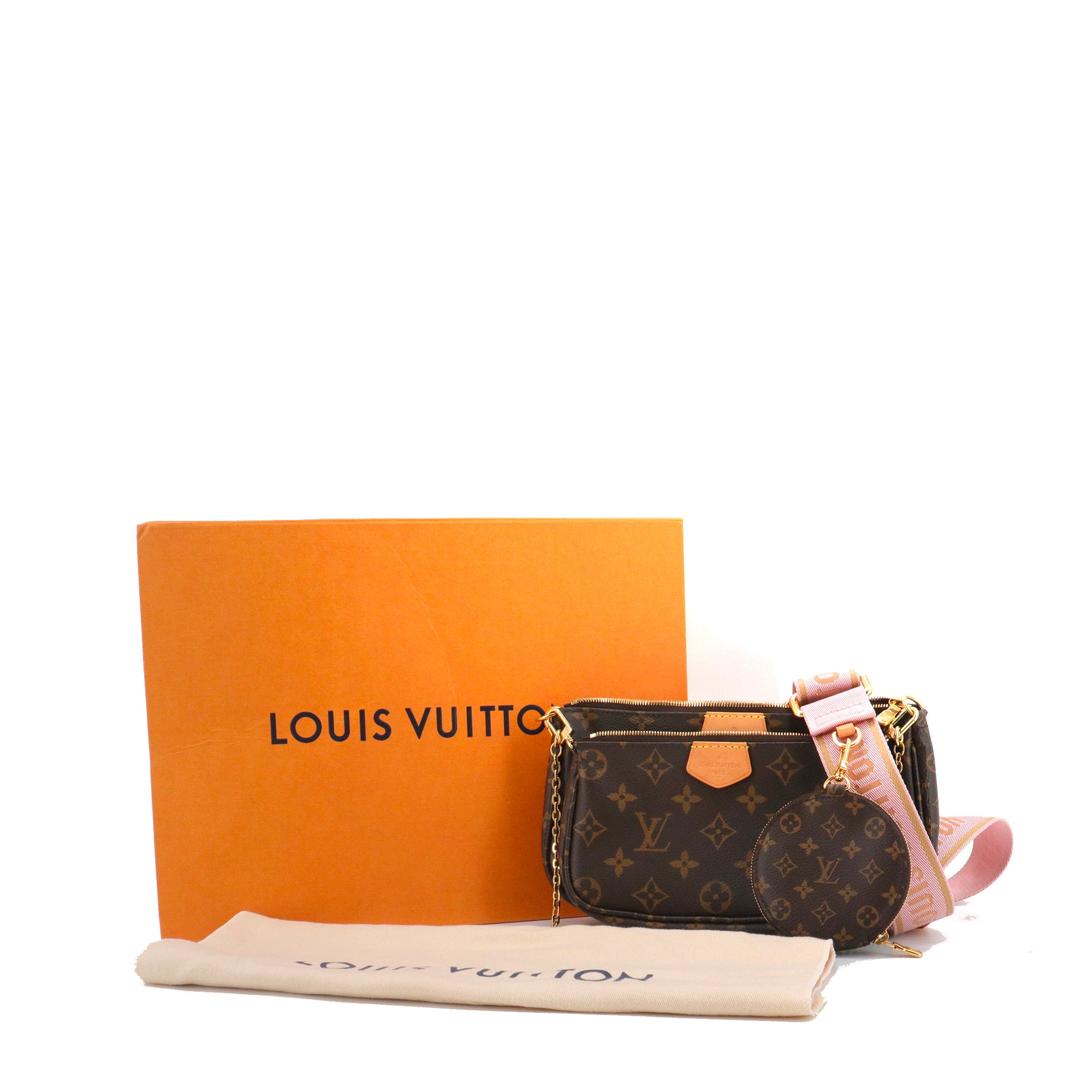LOUIS VUITTON - Sac à bandoulière Multi Pochette Accessoires Louis Vuitton en toile monogrammée