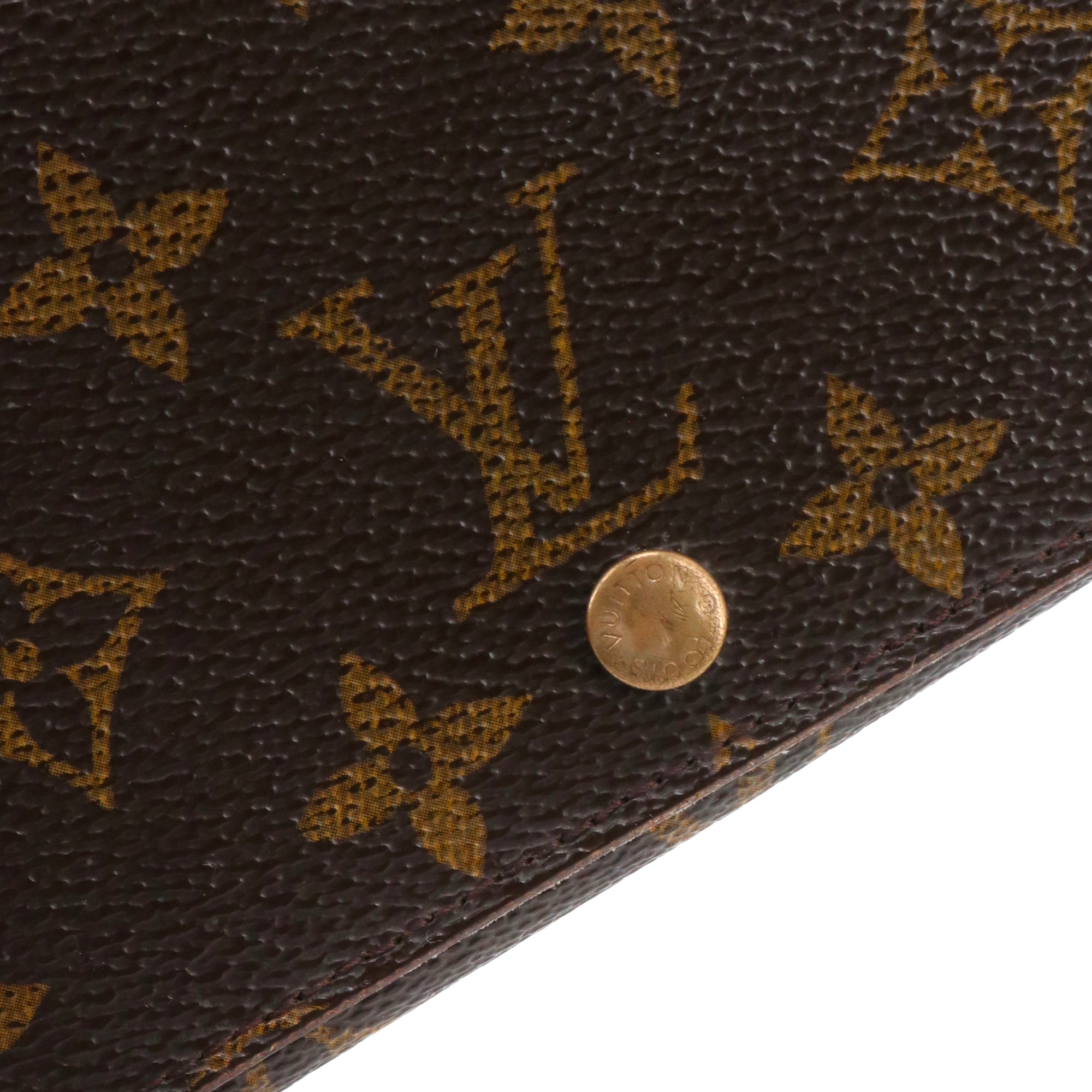 LOUIS VUITTON - Portefeuille Trésor Louis Vuitton en toile monogrammée