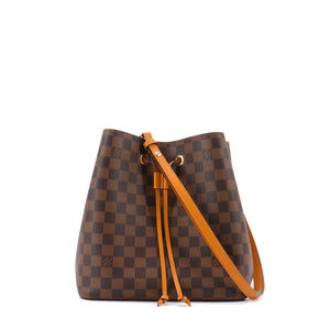 LOUIS VUITTON - Sac à épaule Néonoé Louis Vuitton en toile damier ébène