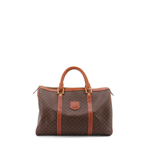 CELINE - Sac à main Boston Celine en toile monogrammée vintage