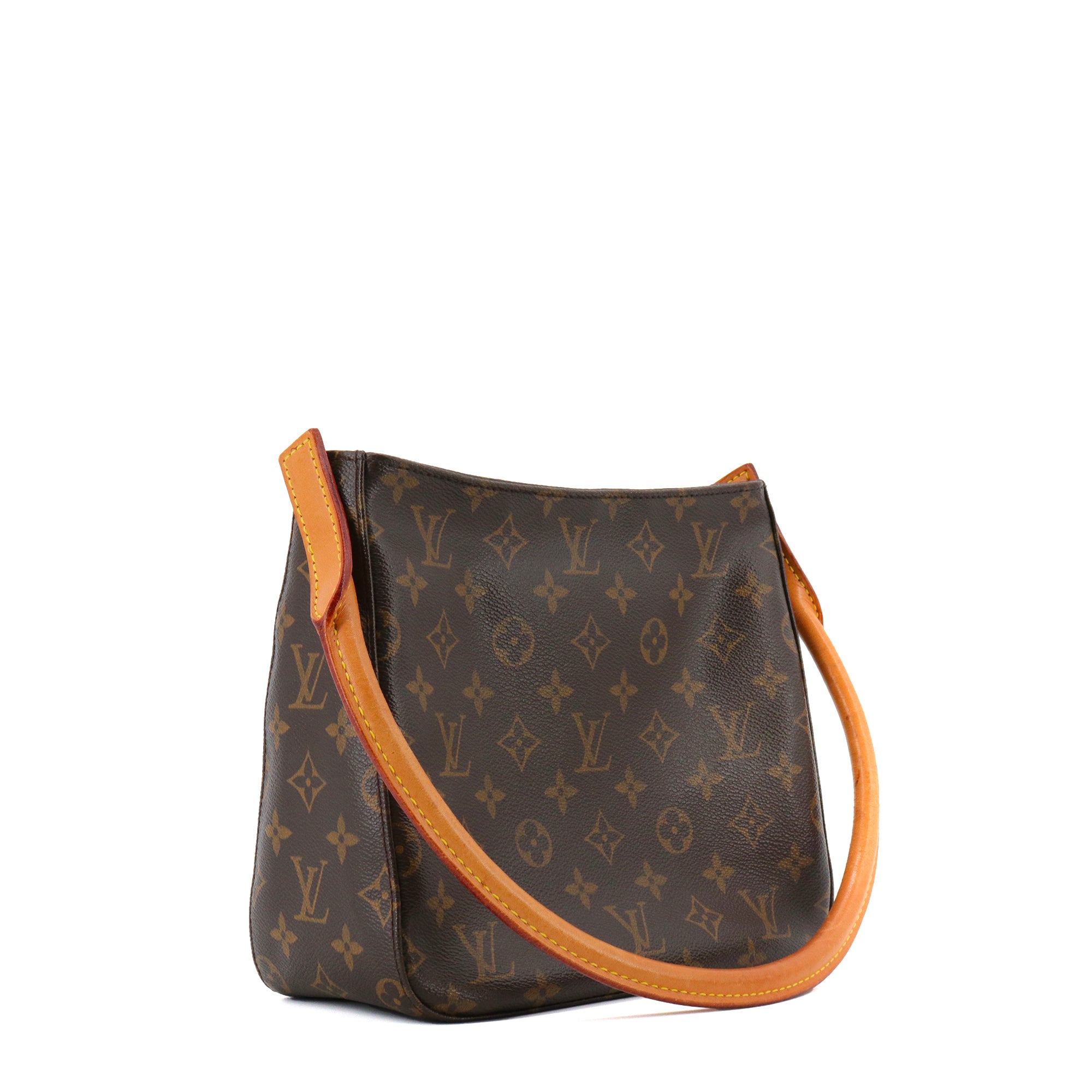 LOUIS VUITTON - Sac à épaule Looping Louis Vuitton en toile monogrammée vintage