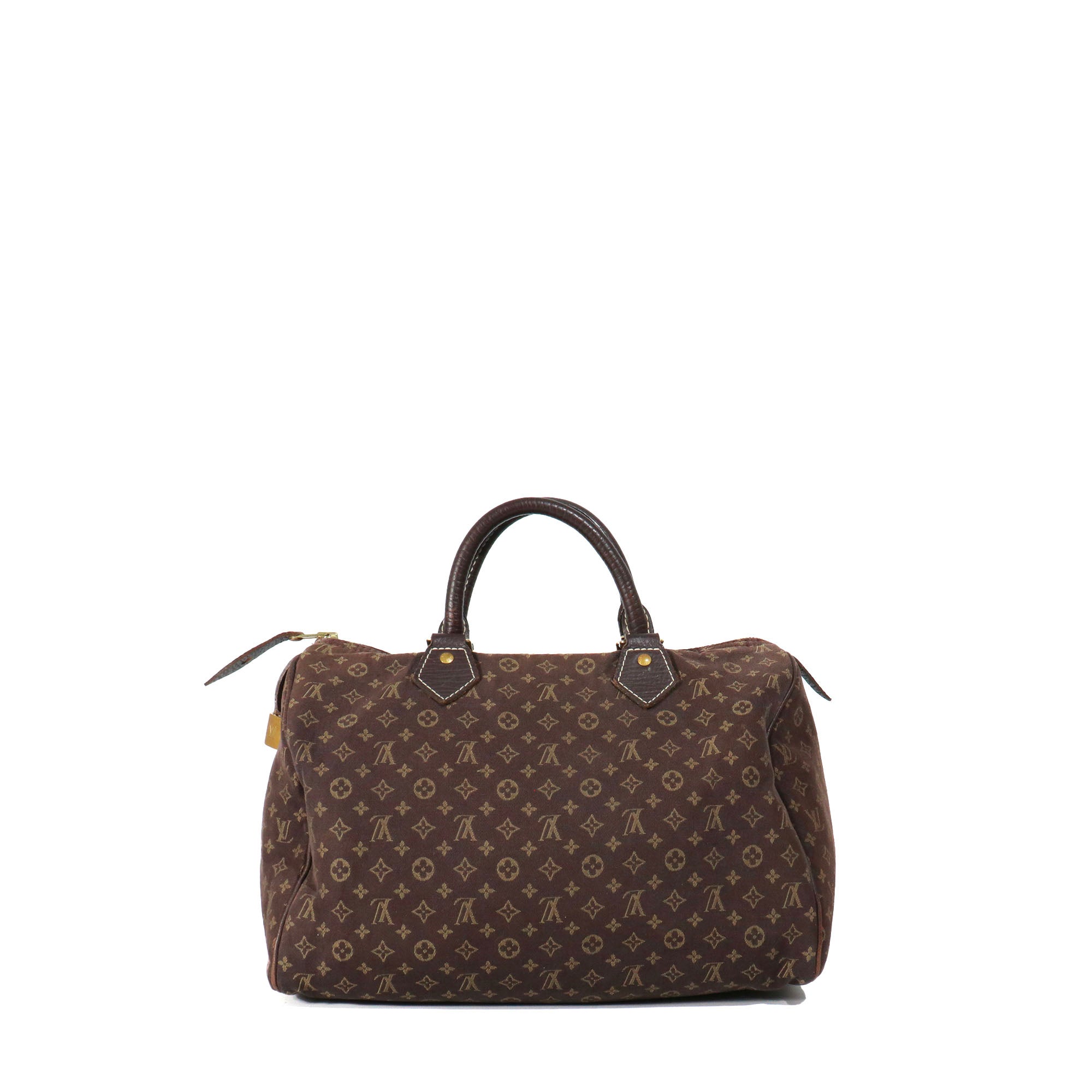 LOUIS VUITTON - Sac à main Speedy 30 vintage en toile