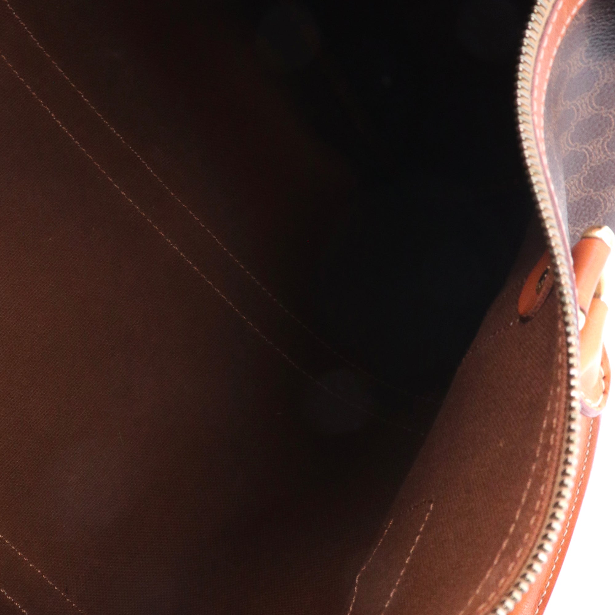 CELINE - Sac à main Boston Celine en toile monogrammée vintage