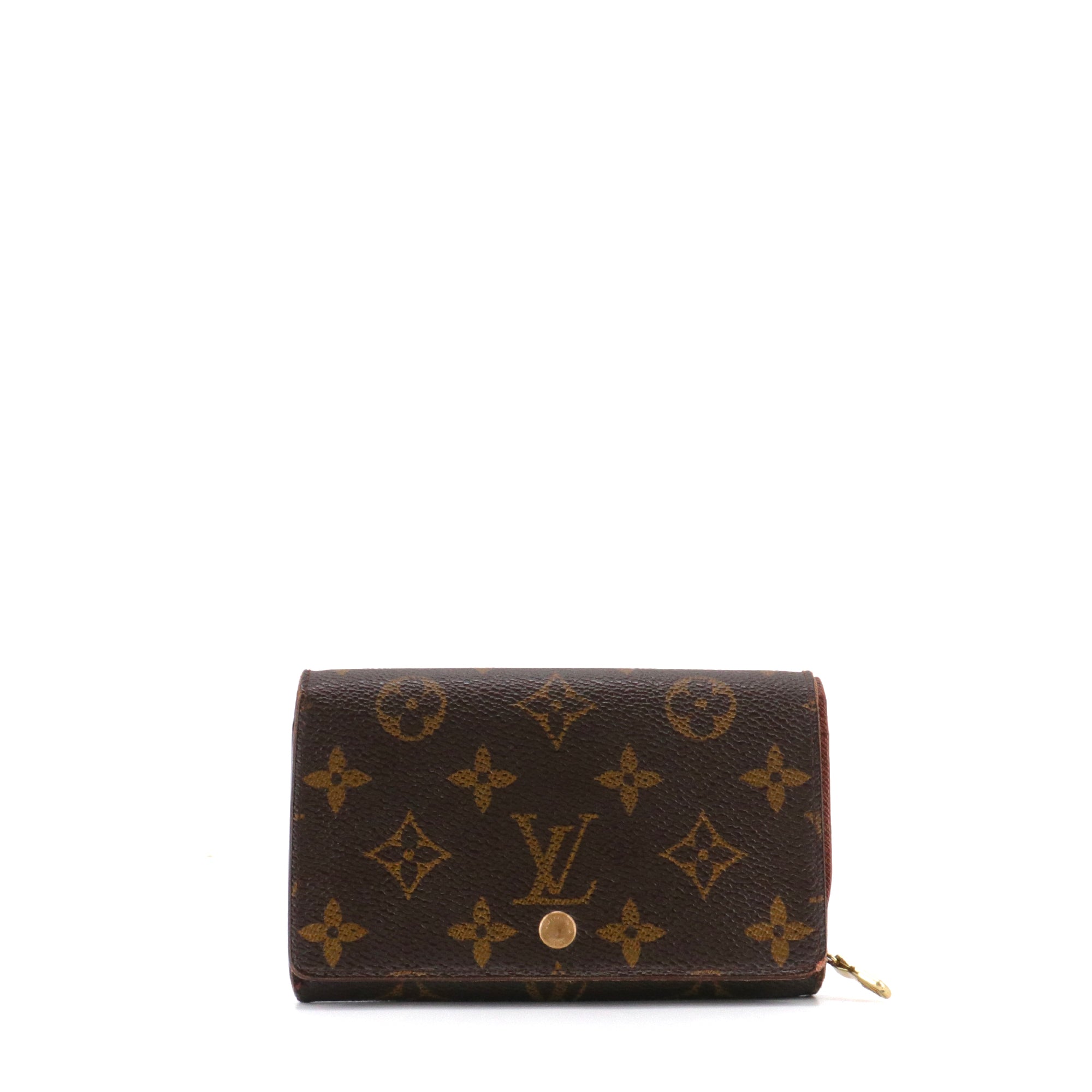 LOUIS VUITTON - Portefeuille Trésor Louis Vuitton en toile monogrammée