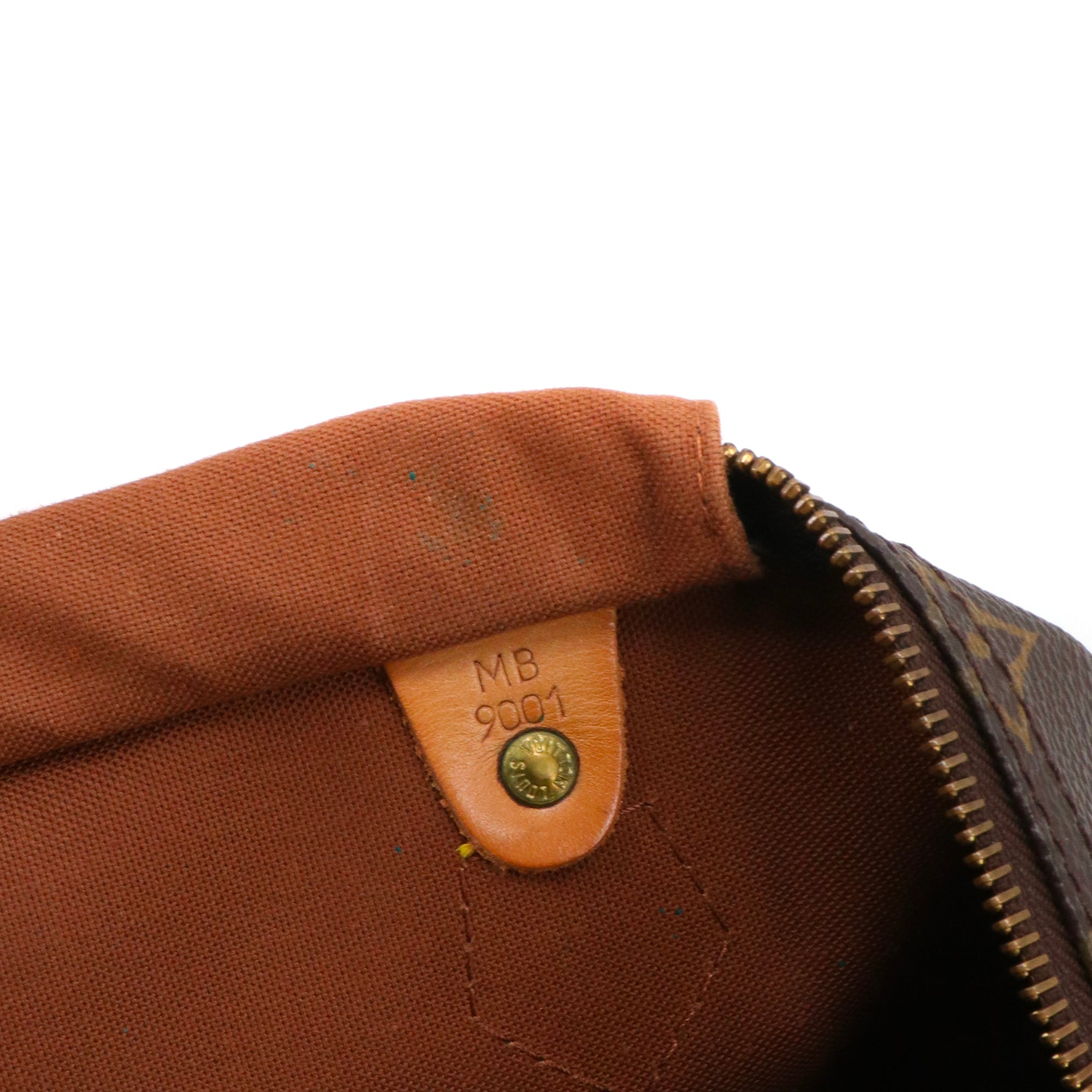 LOUIS VUITTON - Sac à main Speedy 35 Louis Vuitton en toile monogrammée vintage