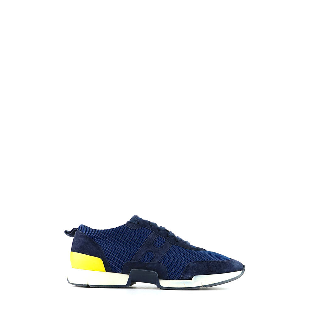 HERMÈS - Starter sneakers in blue canvas (T41)