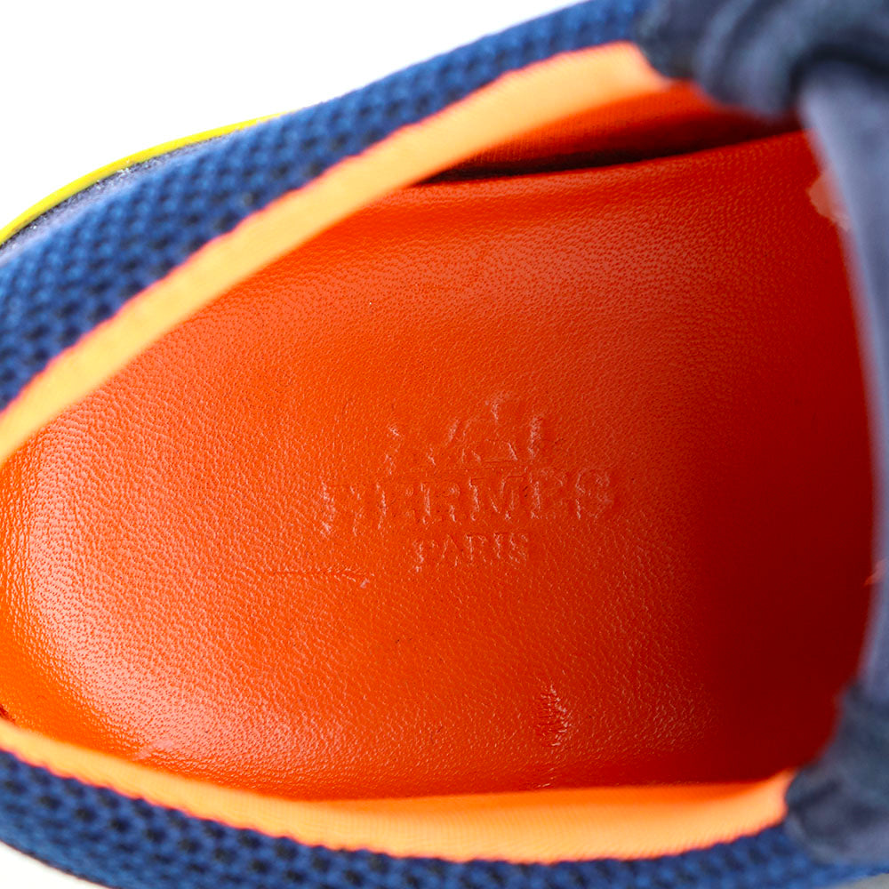 HERMÈS - Starter sneakers in blue canvas (T41)