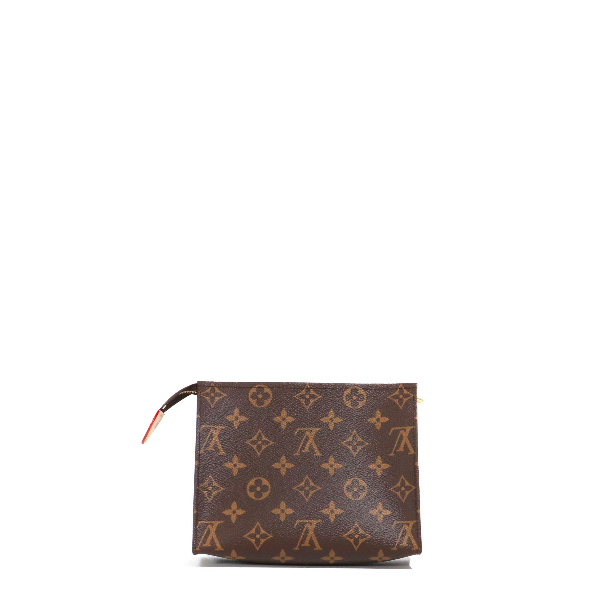 LOUIS VUITTON - Pochette 19 Louis Vuitton en toile enduite monogrammée