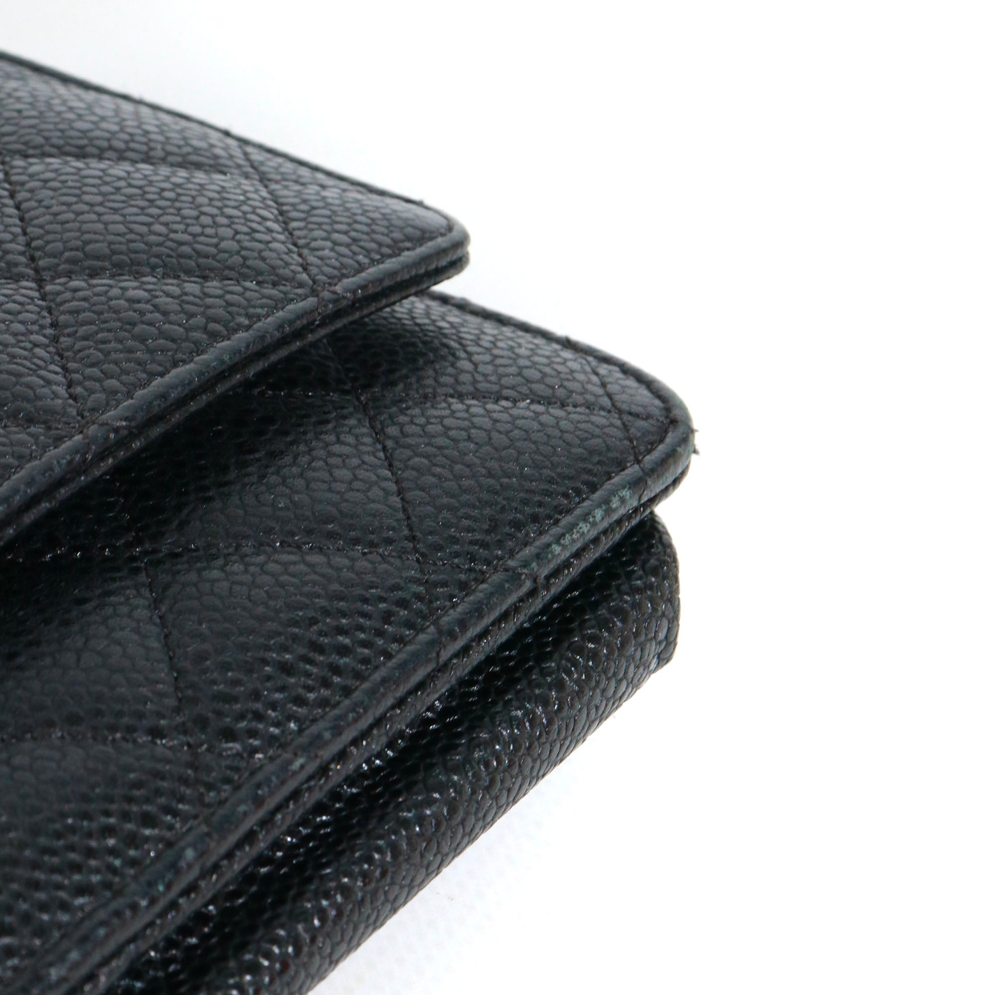 CHANEL - Sac Wallet On Chain Timeless Chanel en cuir caviar noir