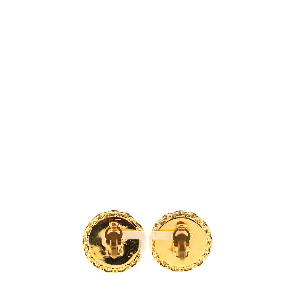 CHANEL - Boucles d'oreilles CC vintage
