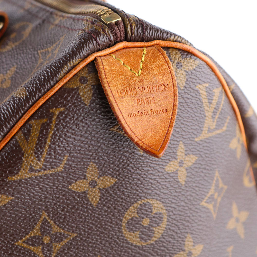 LOUIS VUITTON - Sac à main Speedy 30 en toile monogramme