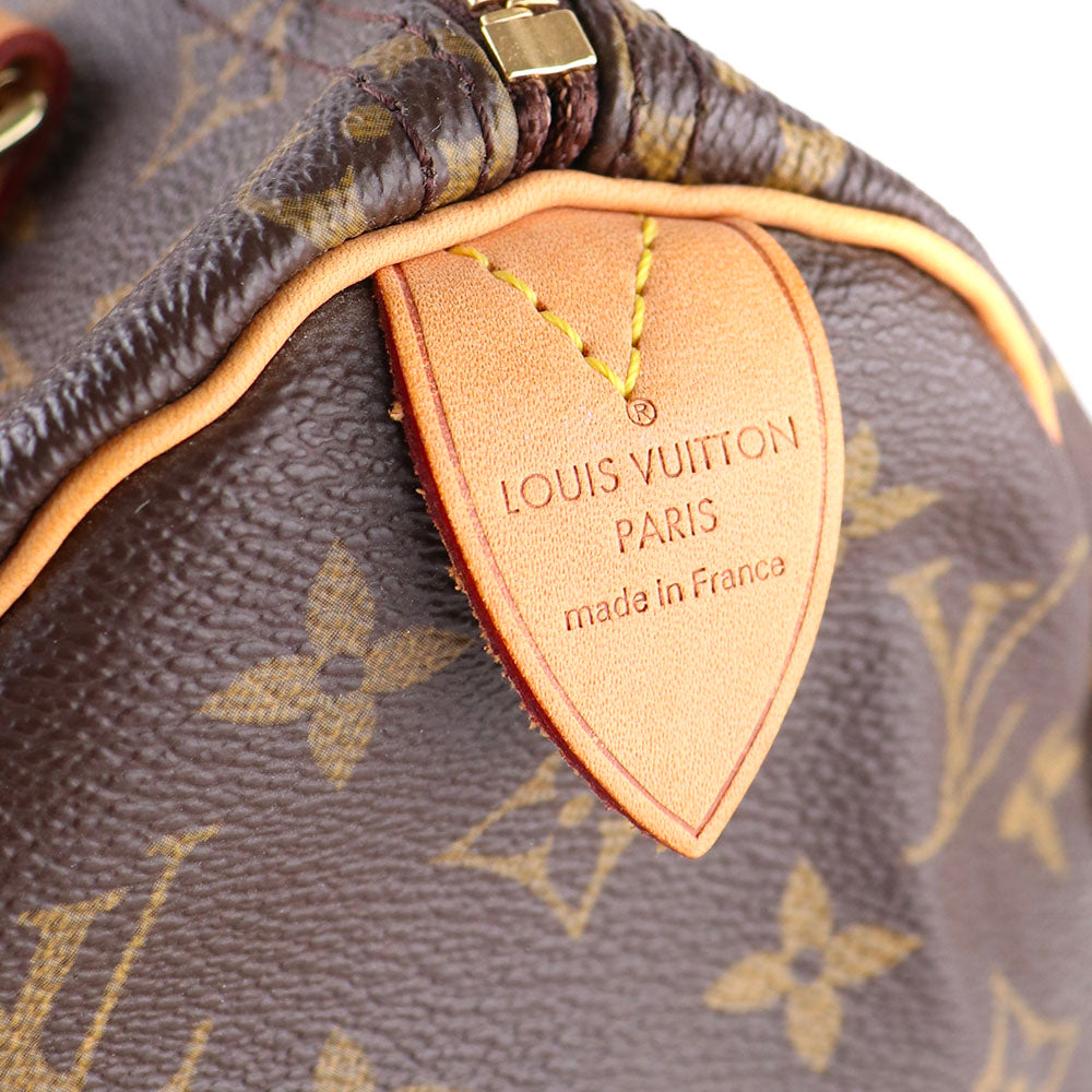 LOUIS VUITTON - Sac à main Speedy 25 en toile monogramme