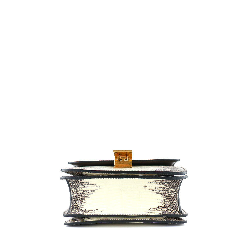 CELINE - Classic Box shoulder bag in lizard