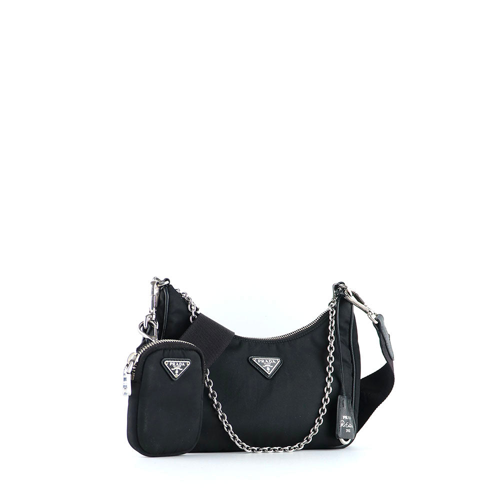 PRADA - Sac Re-edition 2005 en Re-nylon noir