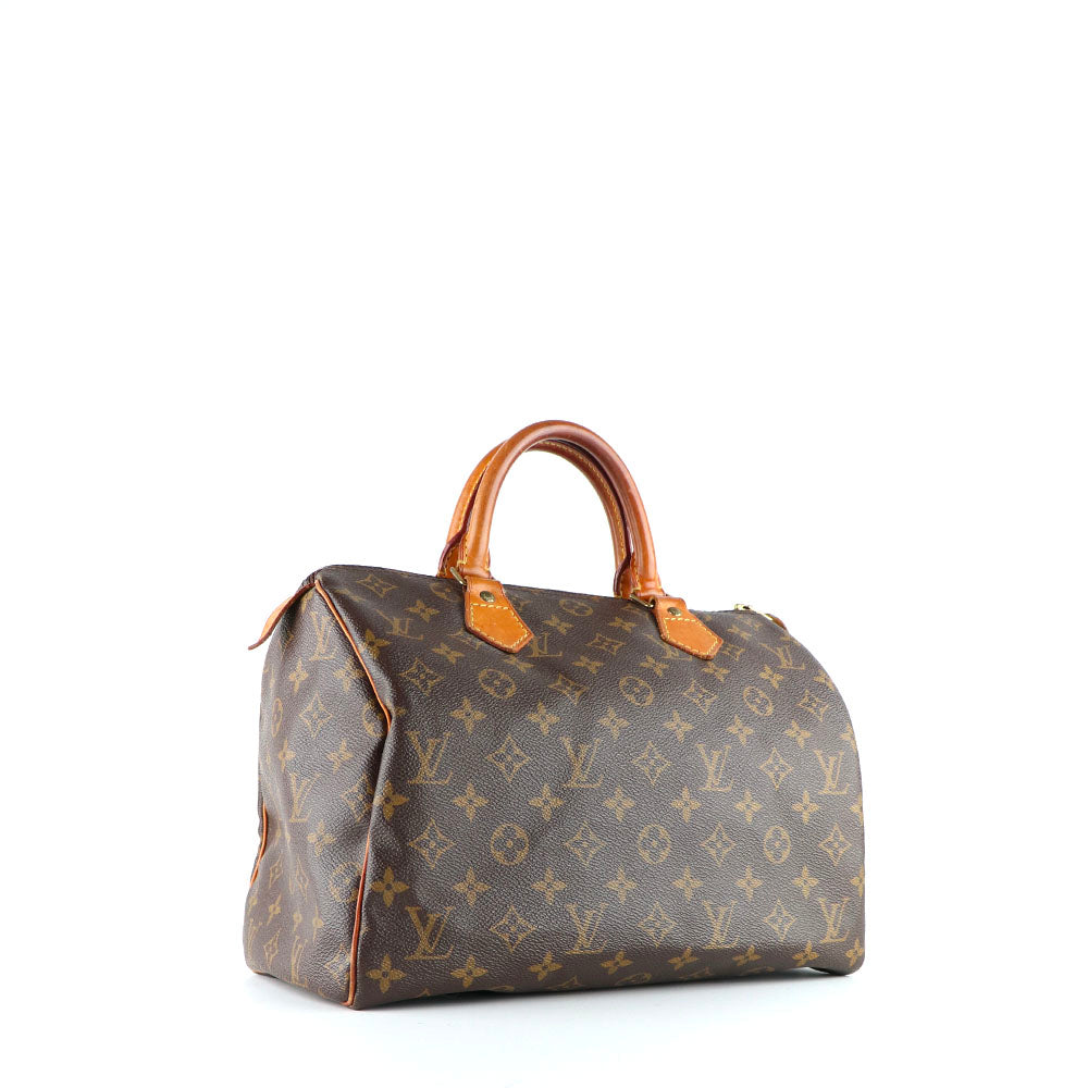 LOUIS VUITTON - Sac à main Speedy 30 en toile monogramme