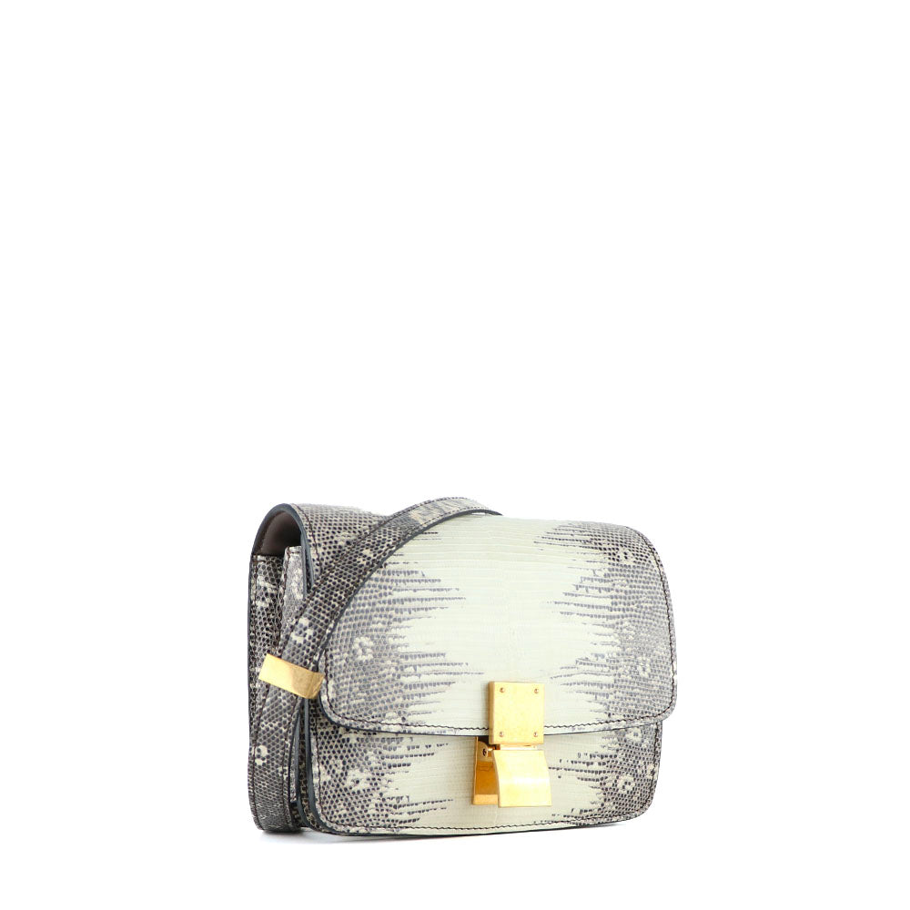 CELINE - Classic Box shoulder bag in lizard