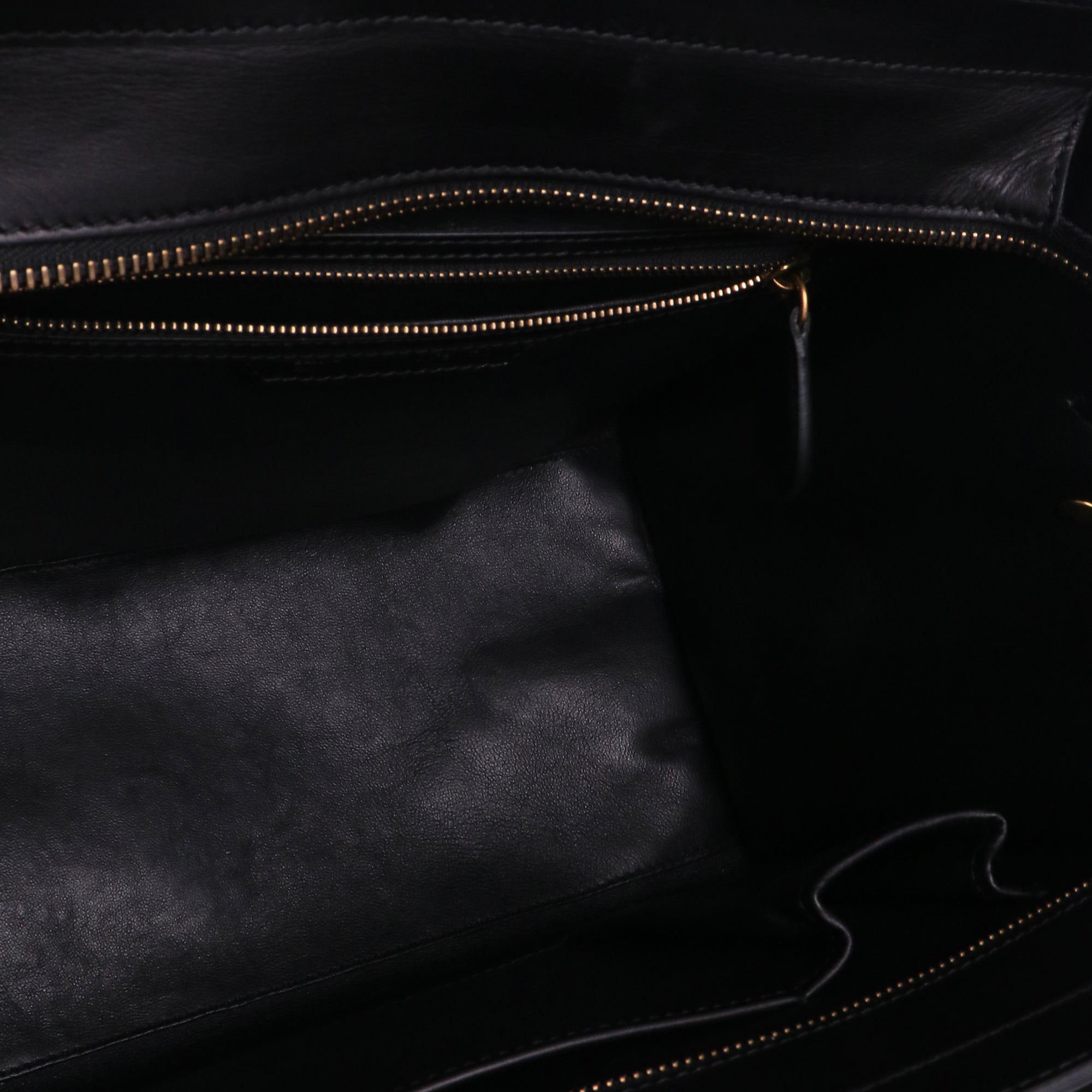 CELINE - Sac à main Luggage Celine en cuir bicolore