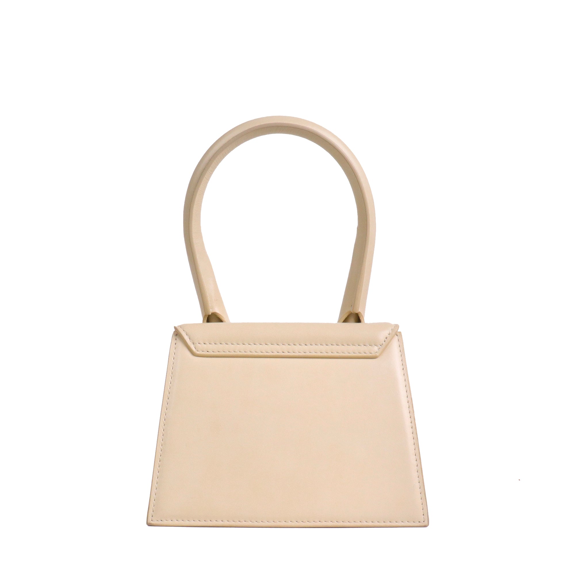 JACQUEMUS - Sac à bandoulière Chiquito medium Jacquemus en cuir beige