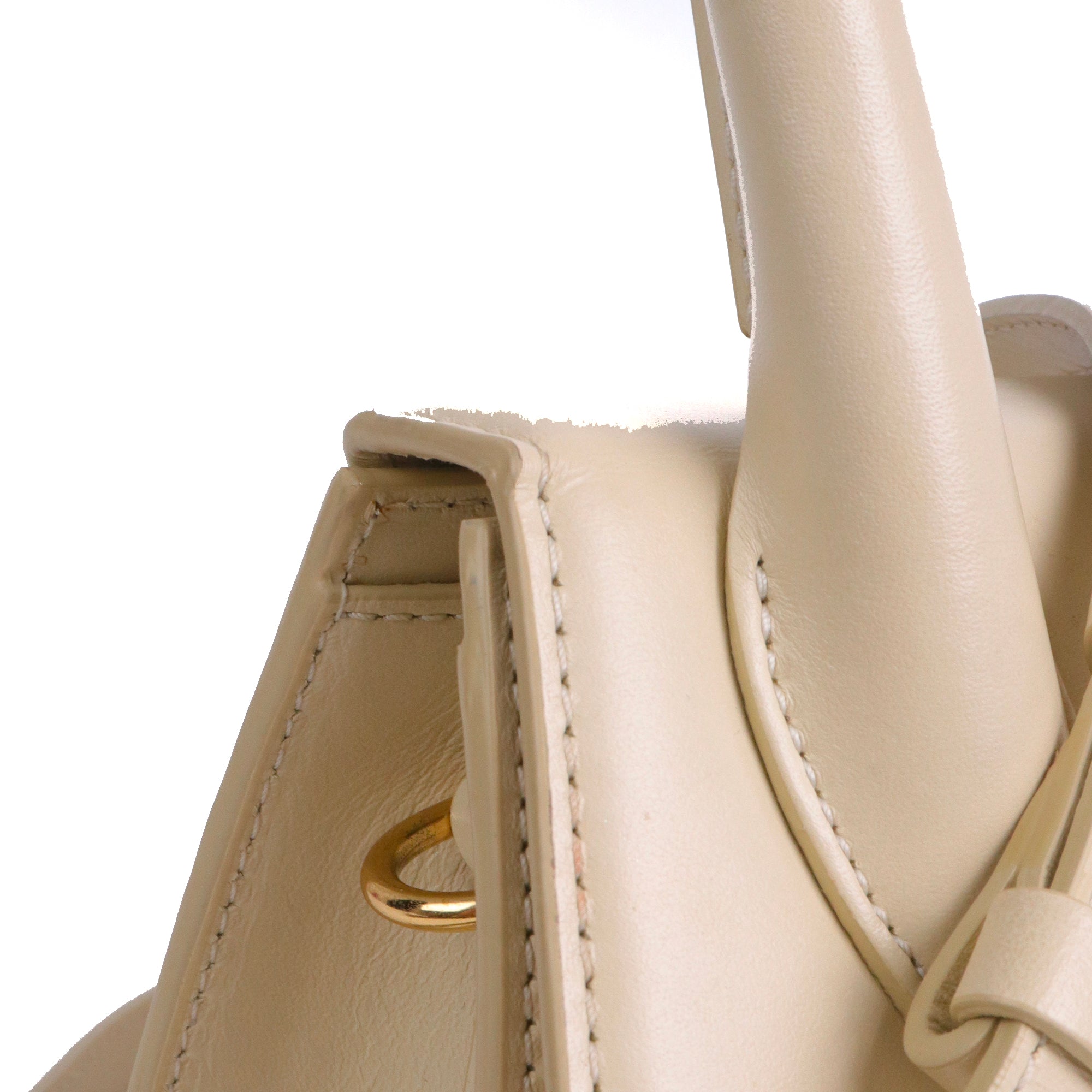 JACQUEMUS - Sac à bandoulière Chiquito medium Jacquemus en cuir beige