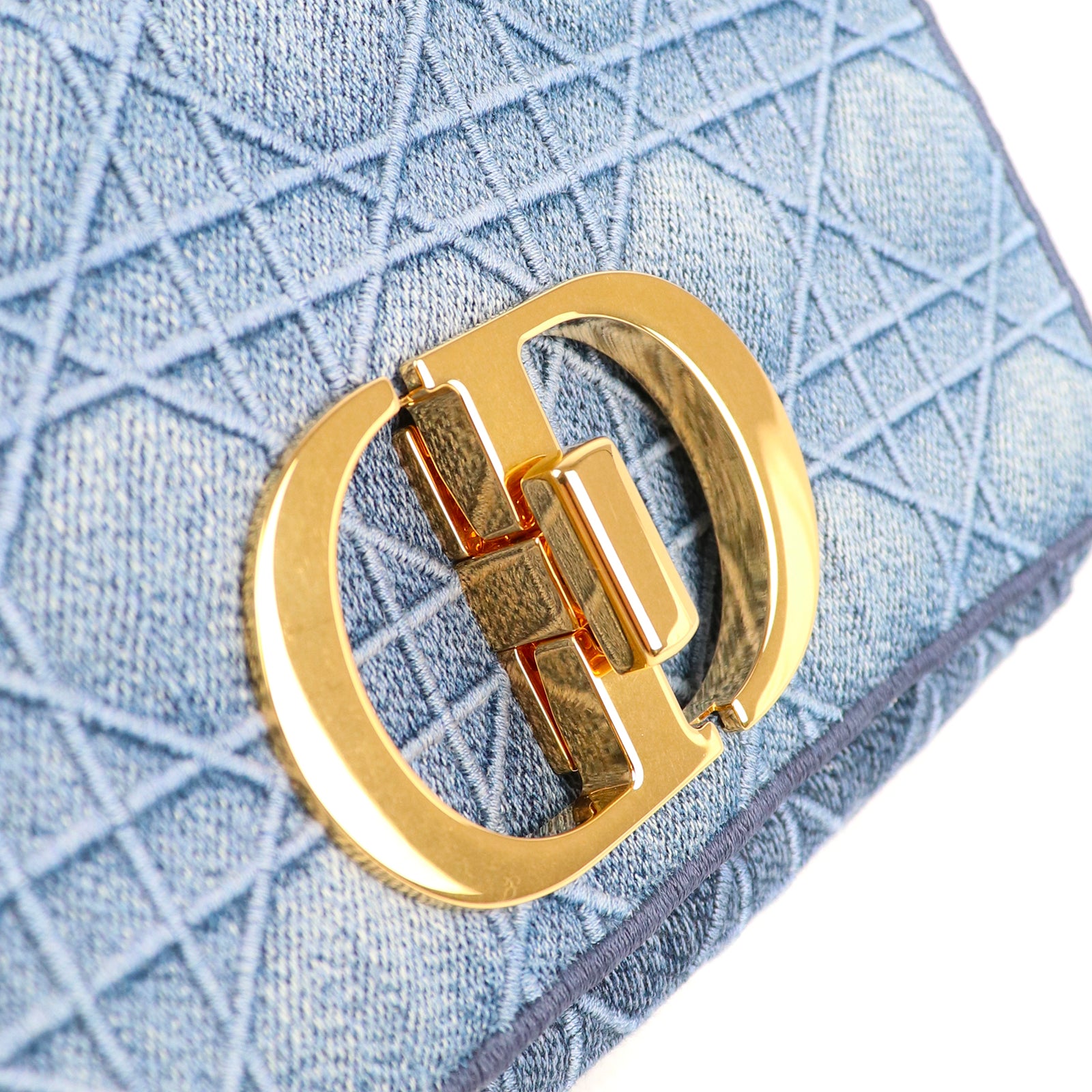 DIOR - Sac à bandoulière Caro Small en denim