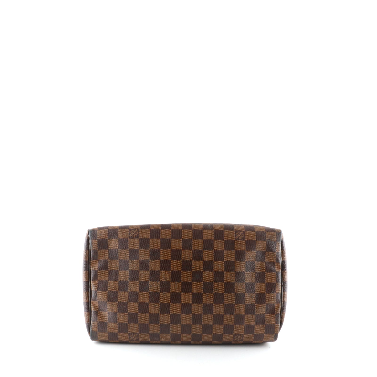 LOUIS VUITTON - Sac à main Speedy 30 en toile damier ébène