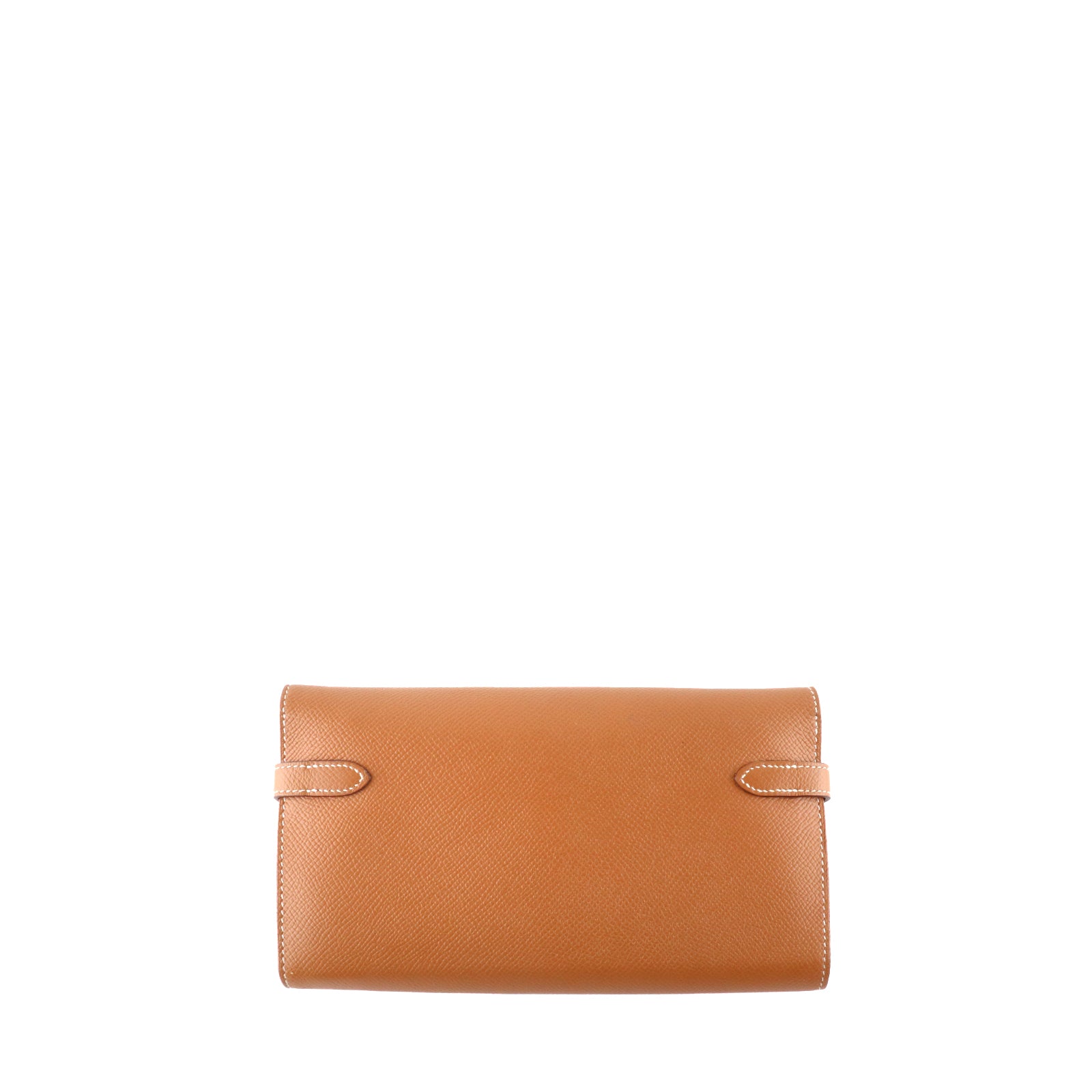 HERMÈS - Portefeuille Kelly en cuir epsom gold