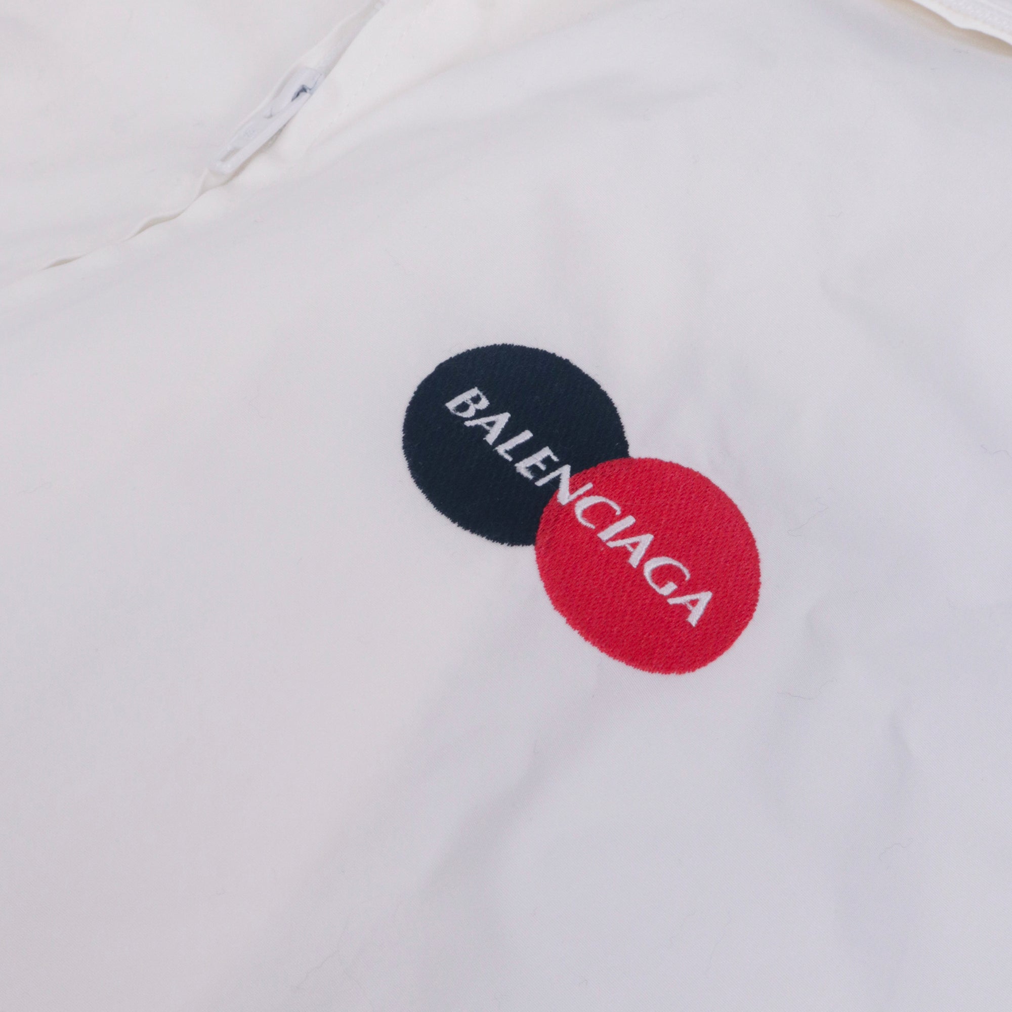 BALENCIAGA - Veste Tracksuit Balenciaga en coton blanc cassé (T44)