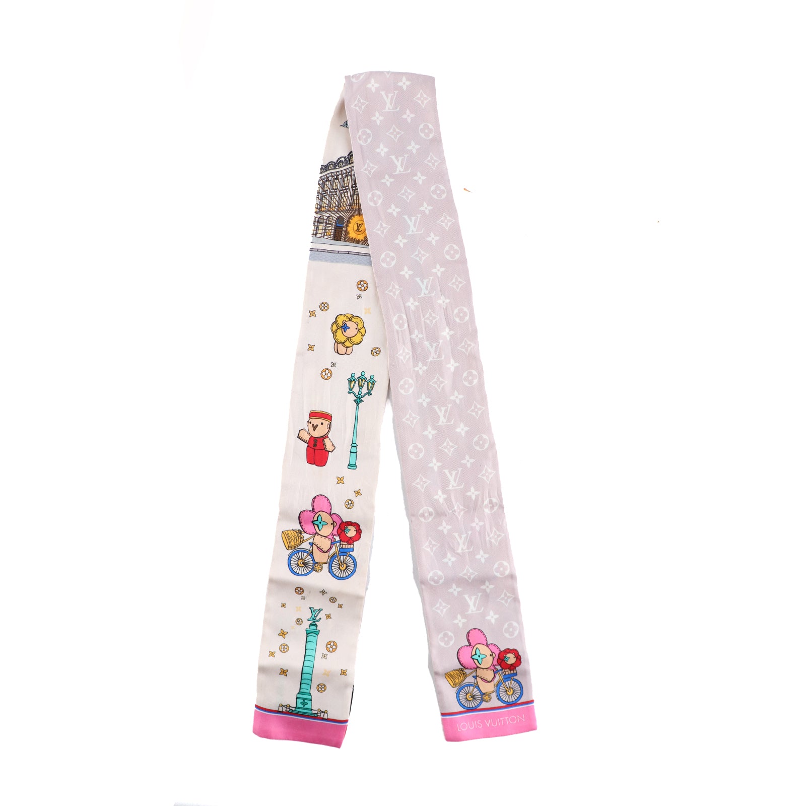 LOUIS VUITTON - Twilly en soie Vivienne