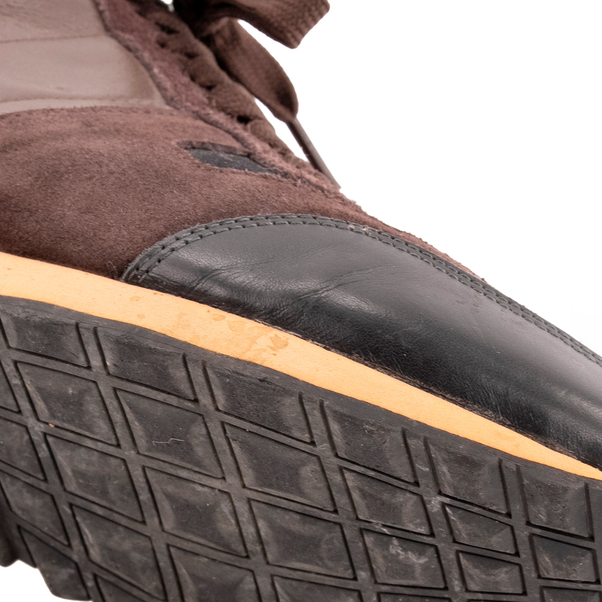 VALENTINO - Sneakers Rockrunner Valentino en toile et cuir marron camouflage (T42)