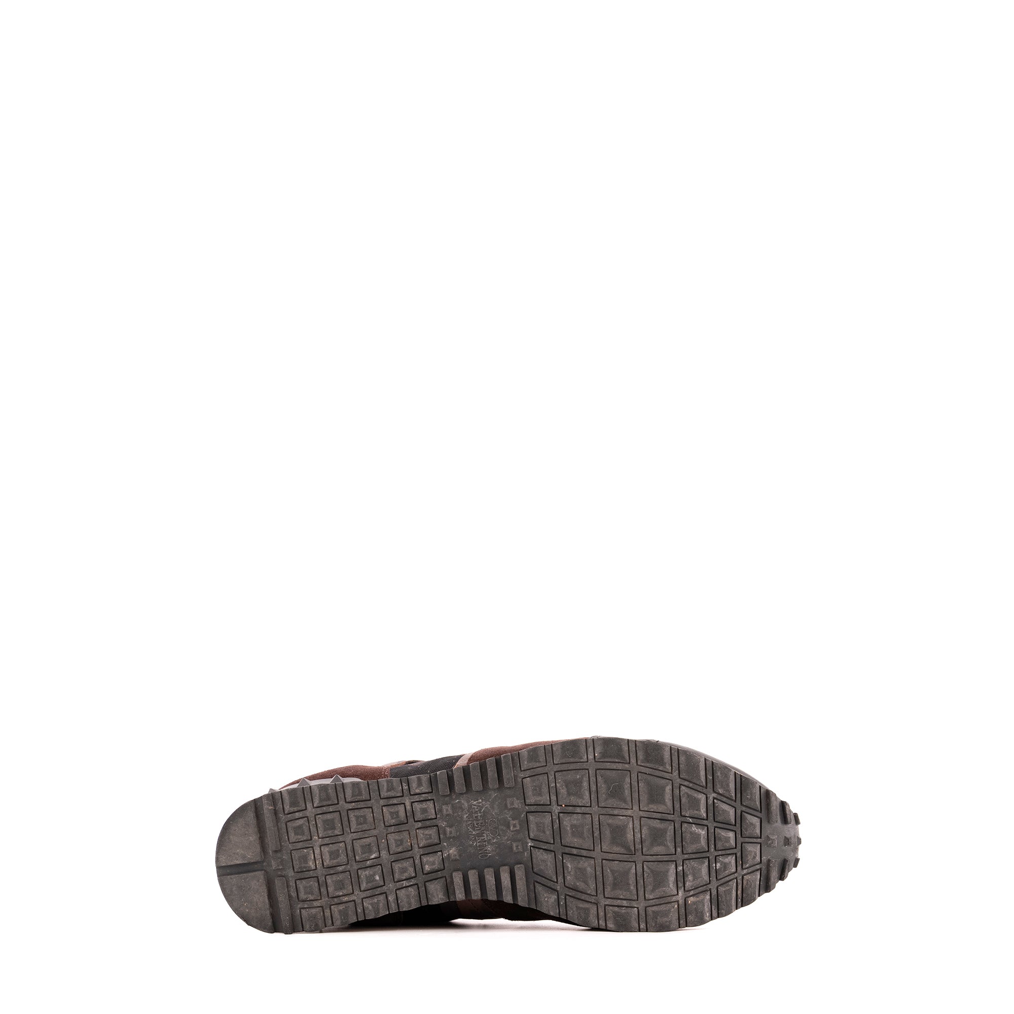 VALENTINO - Sneakers Rockrunner Valentino en toile et cuir marron camouflage (T42)